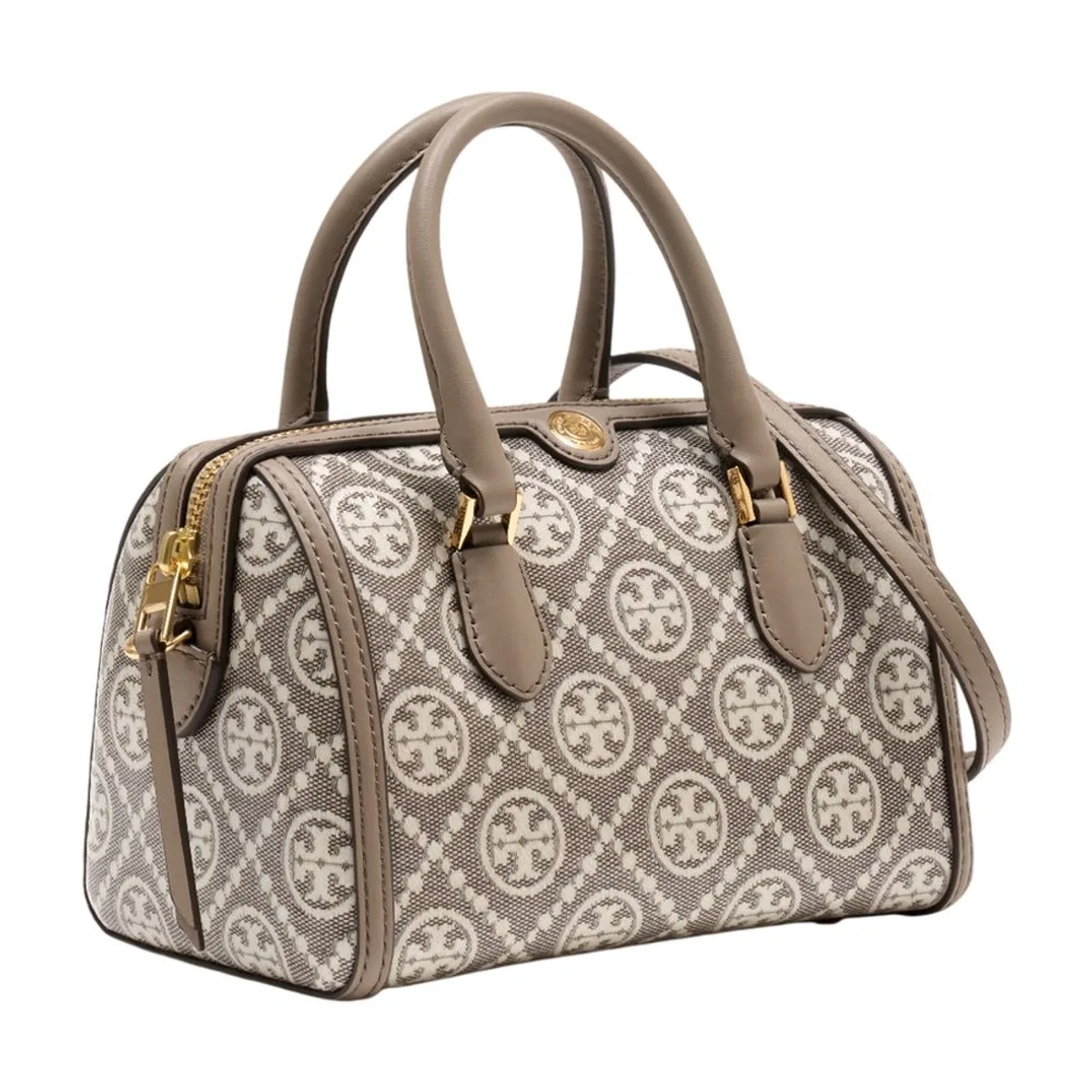 Tory Burch T-Monogram Petite Barrel Travel Bag
