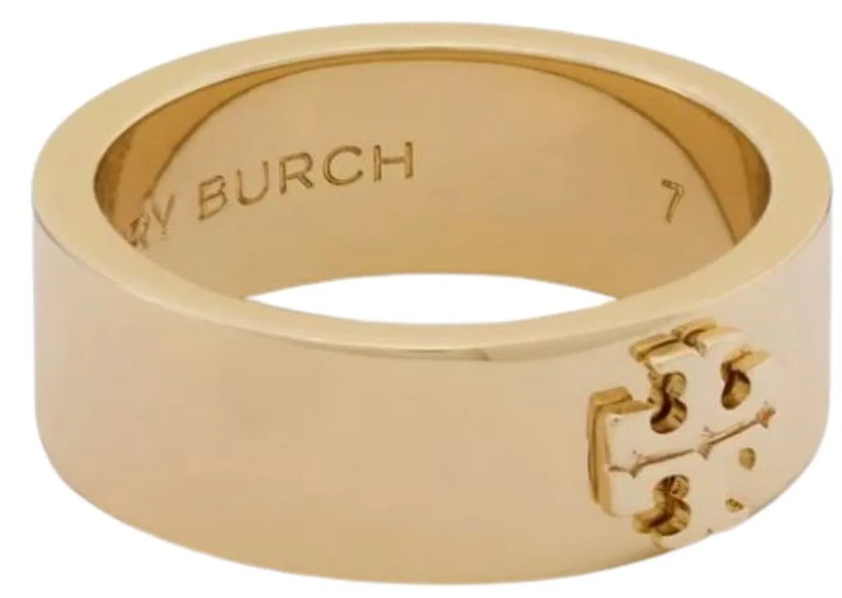 Tory Burch Gold Black Brass Jewelry