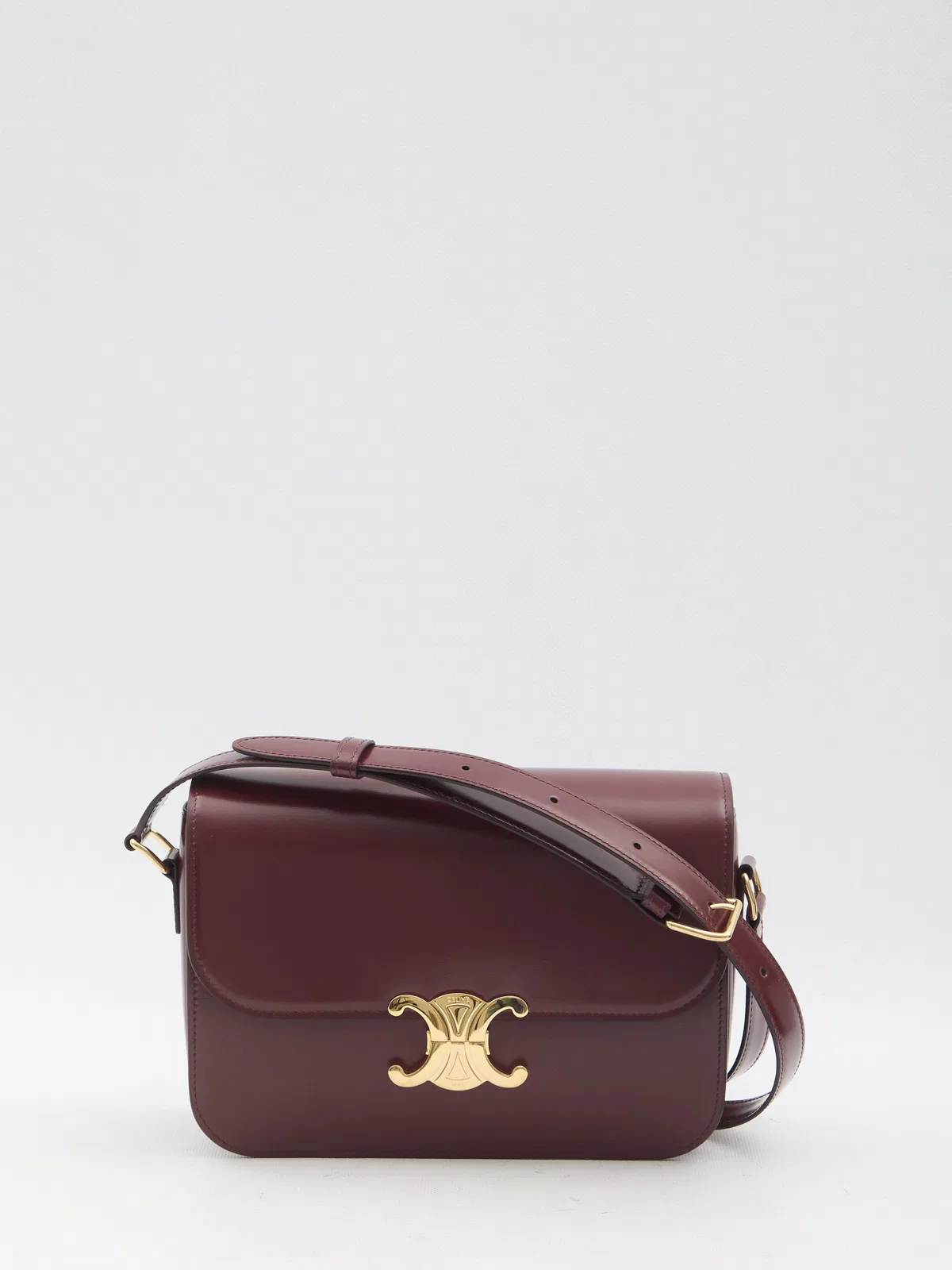 Celine Triomphe Classique Leather Crossbody Bag