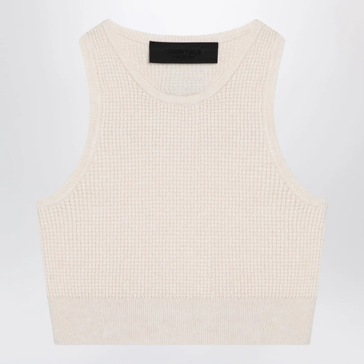 Fear Of God Essentials Sporty White Honeycomb Tank Top