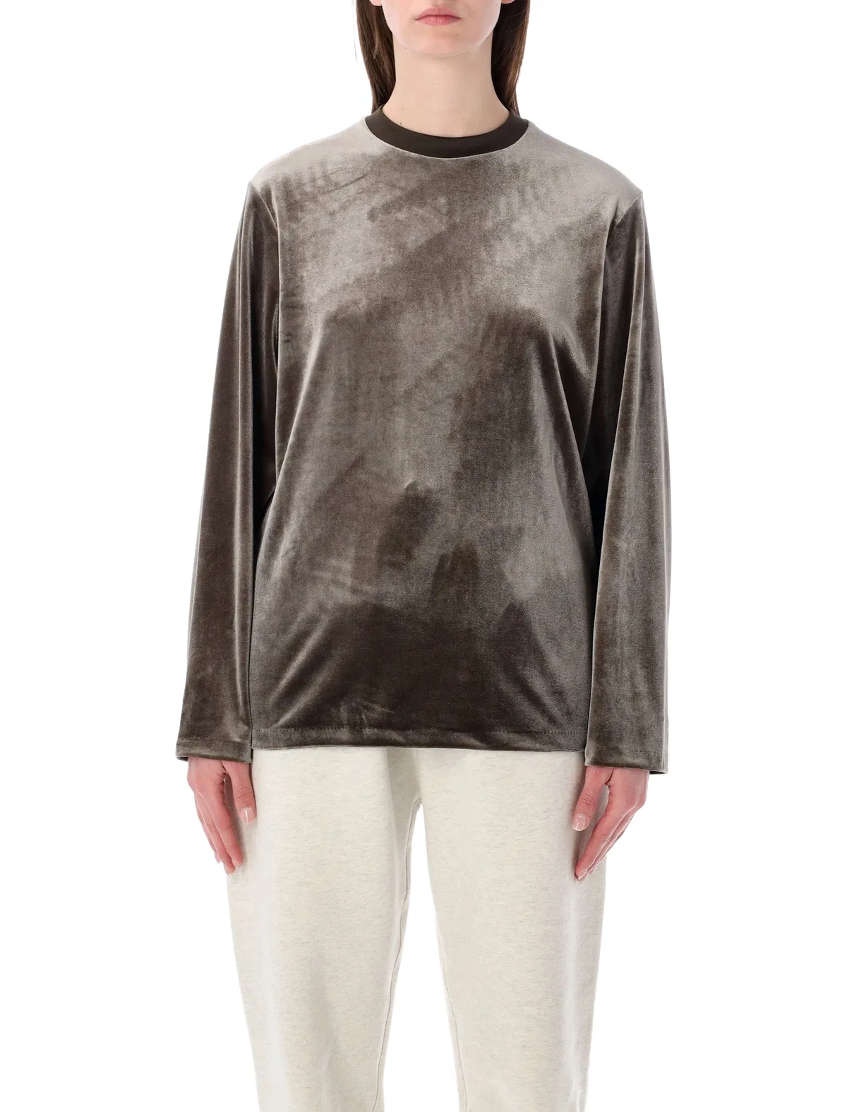 Fear Of God Essentials Essentials Fear Of God Ls Velour Tee