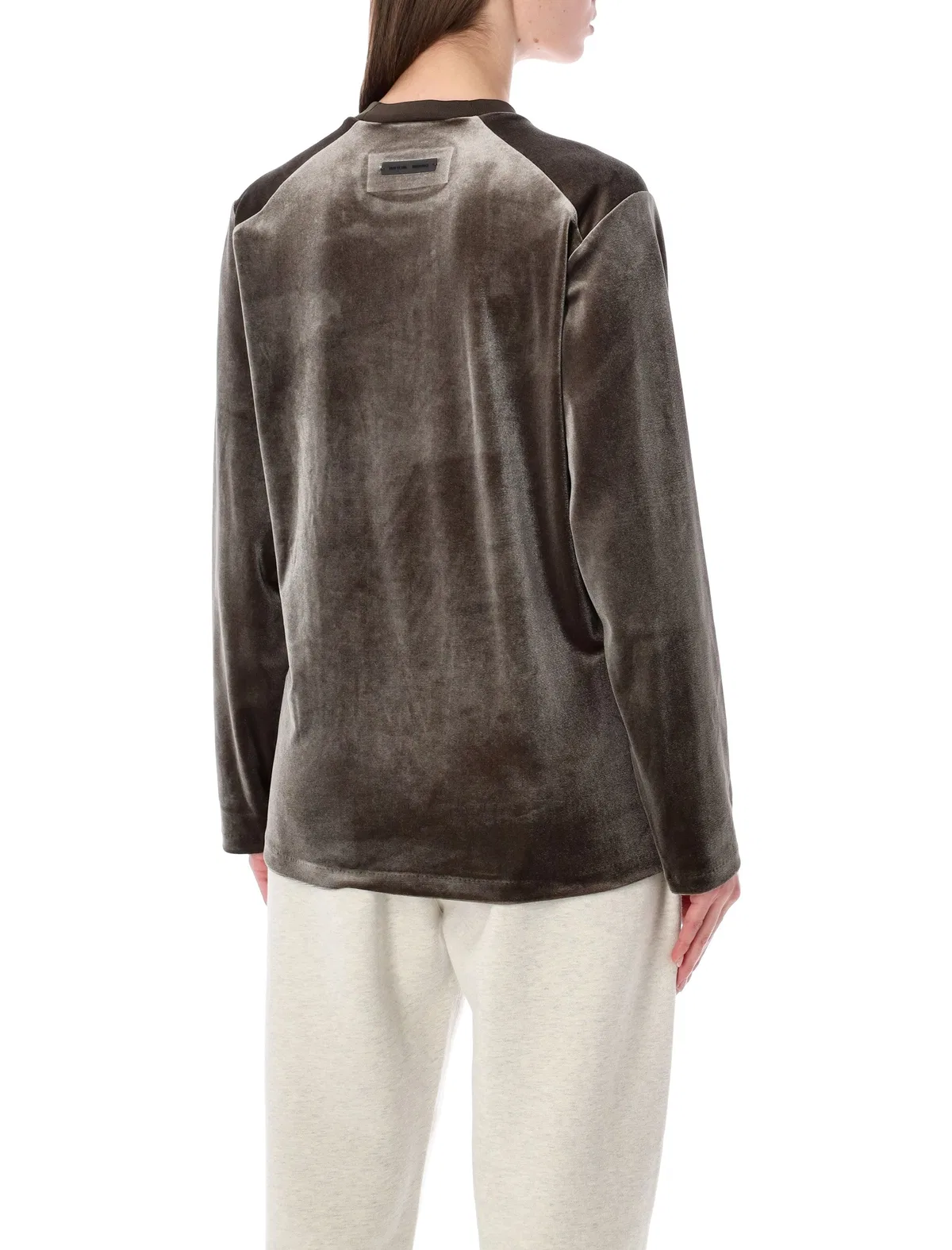 Fear Of God Essentials Essentials Fear Of God Ls Velour Tee