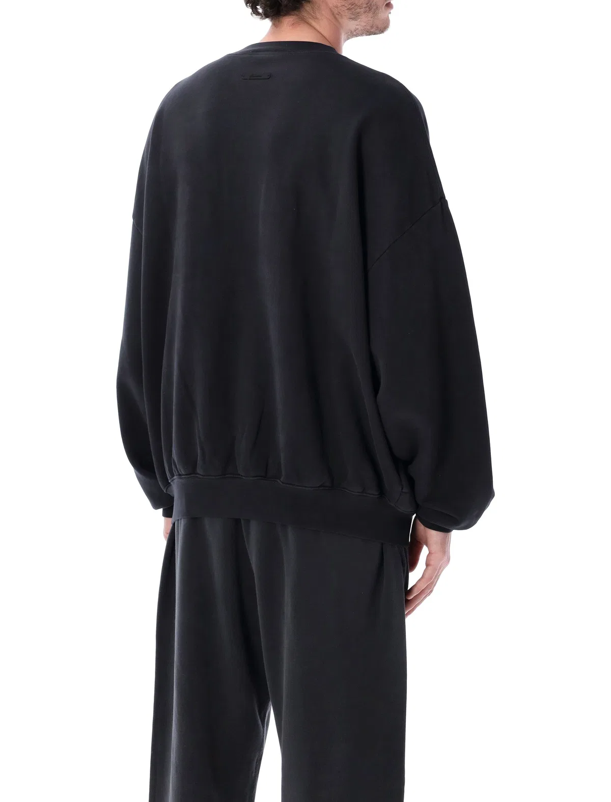 Fear Of God Essentials Training 90S Black Cotton Fleece Sweatsh