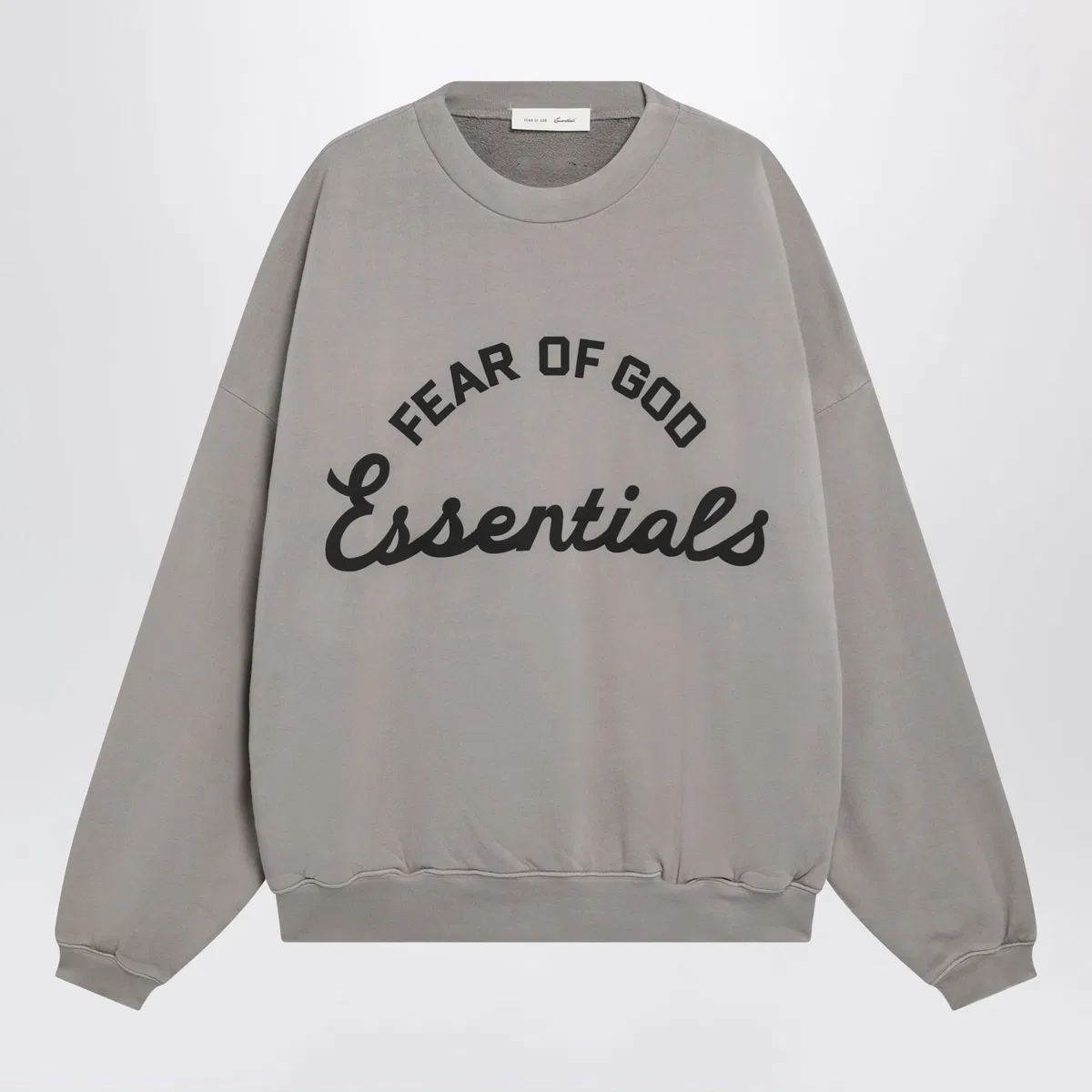 Fear Of God Essentials Faded Seal Cotton Fleece Crewneck Sweats