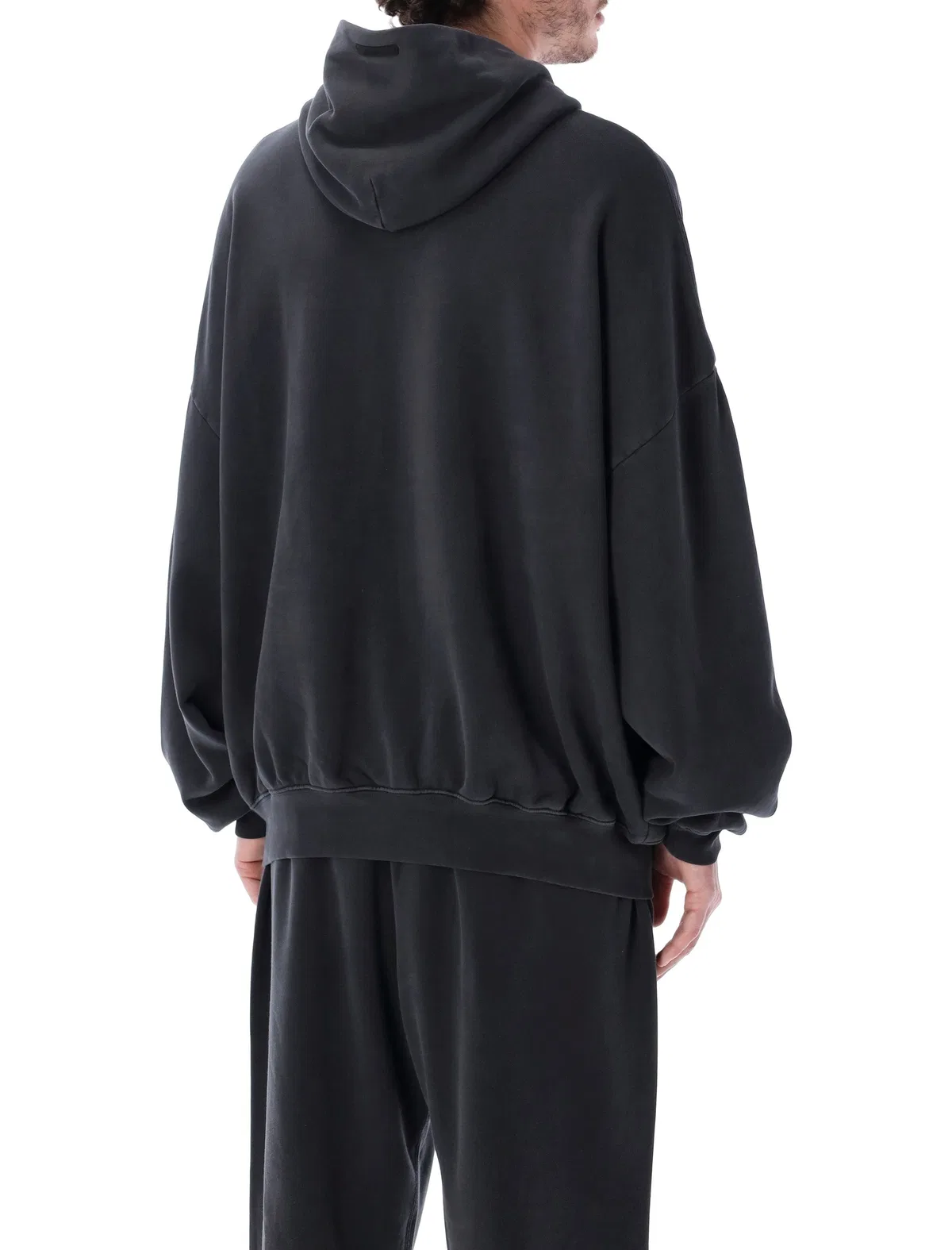Fear Of God Essentials Training 90S Black Cotton Fleece Sweatsh
