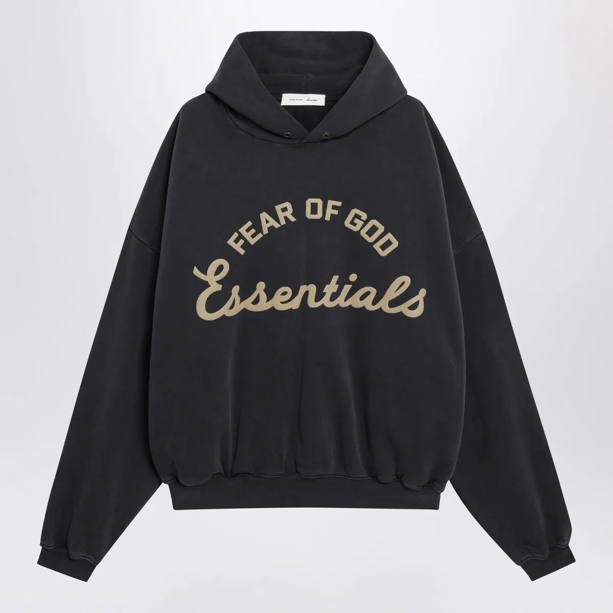 Fear Of God Essentials Training 90S Black Cotton Fleece Sweatsh