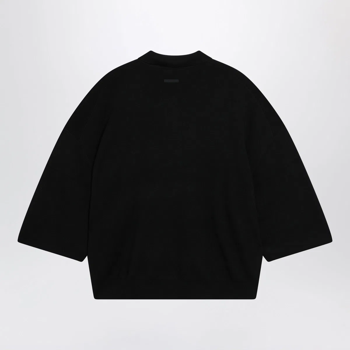 Fear Of God Essentials Signature 90S-Style Knit 3/4-Sleeve Polo