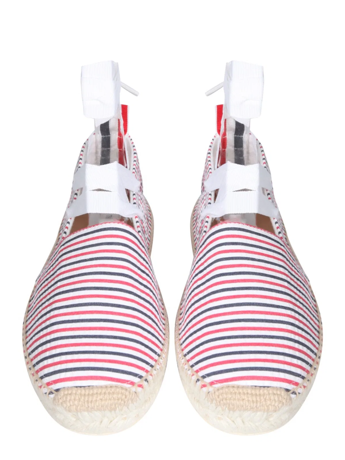 Thom Browne Seersucker Cotton Espadrilles