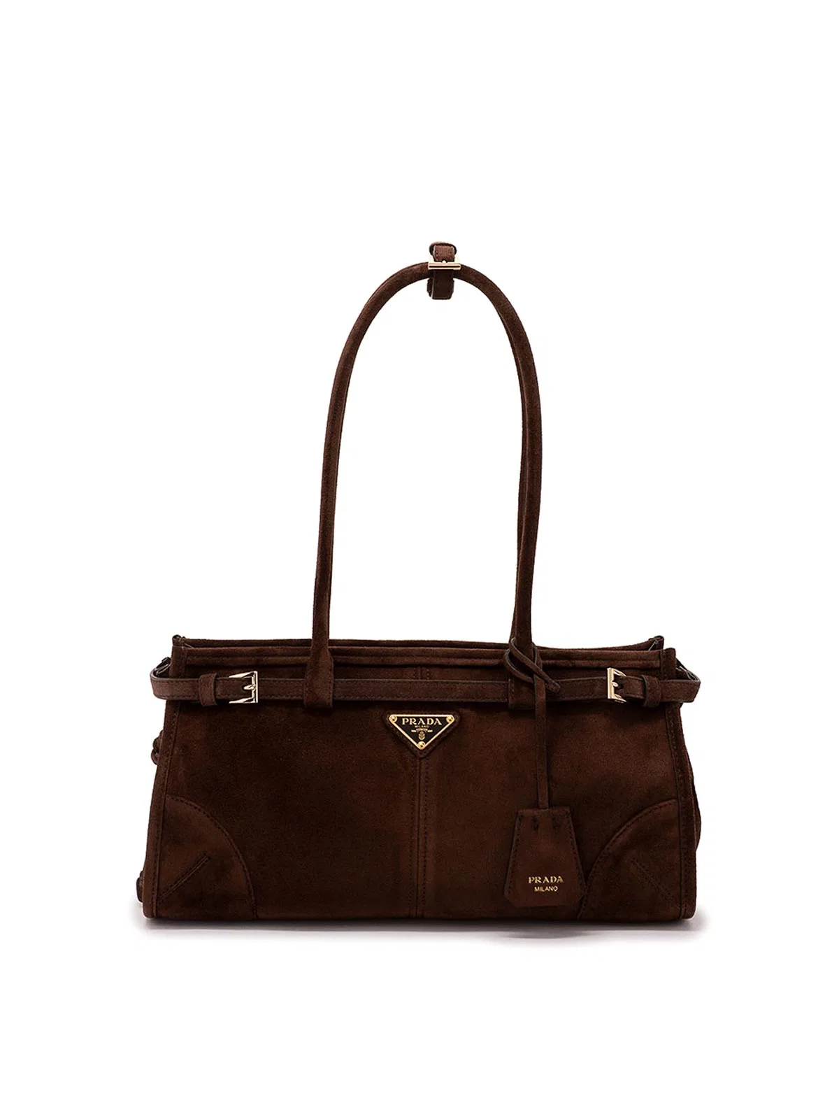 Prada Bonnie Medium Suede Bag
