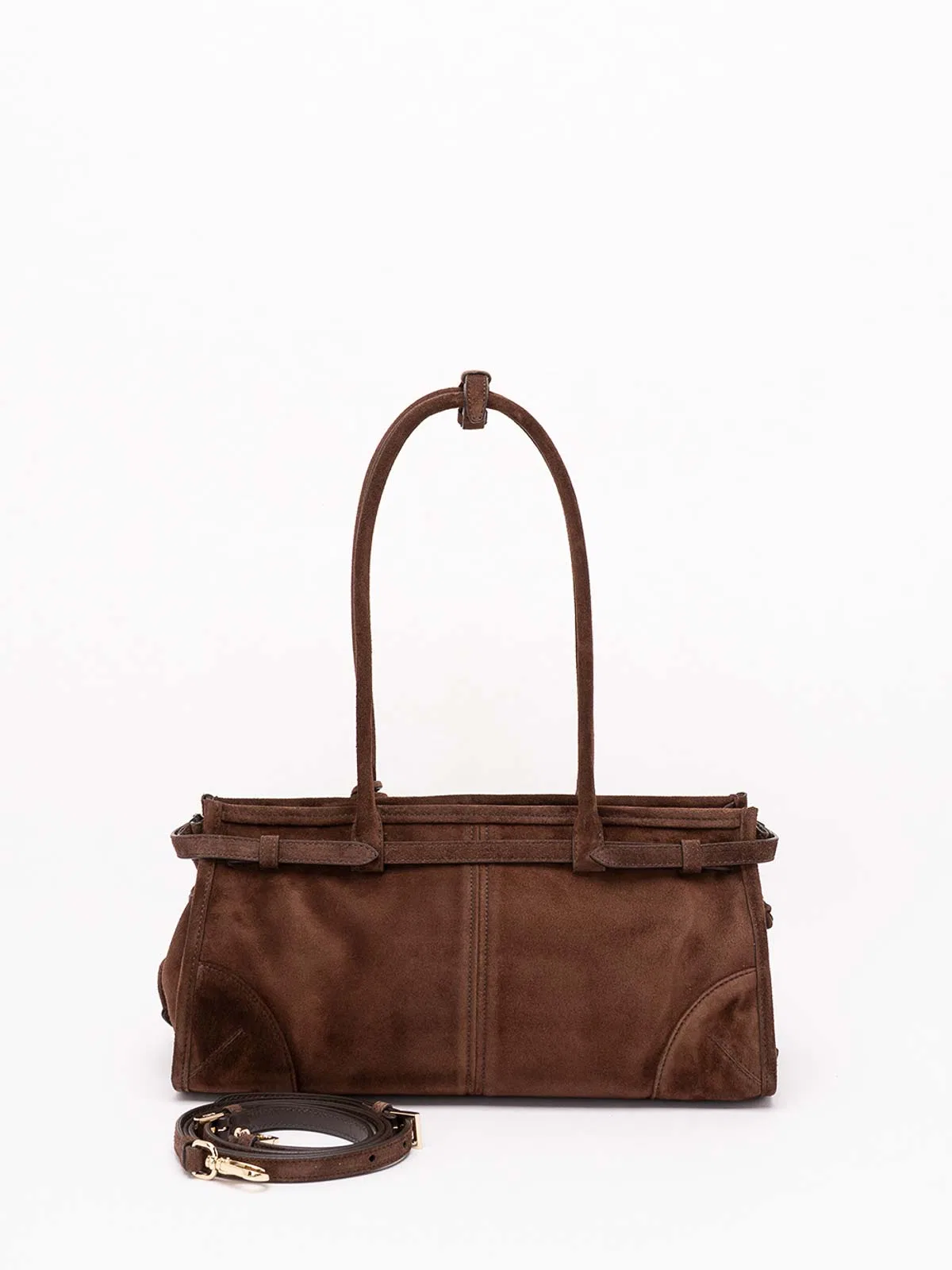 Prada Bonnie Medium Suede Bag