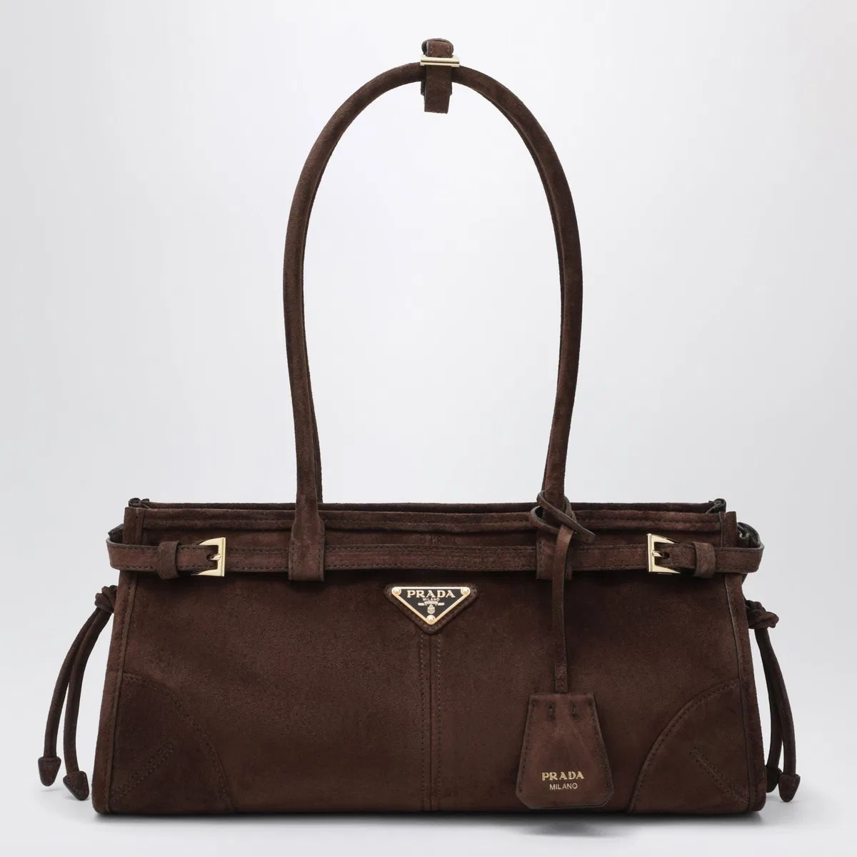 Prada Bonnie Suede Tote Bag