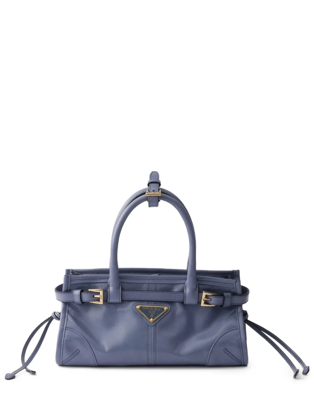 Prada Powder Blue Leather Mini Prada Bonnie Ha