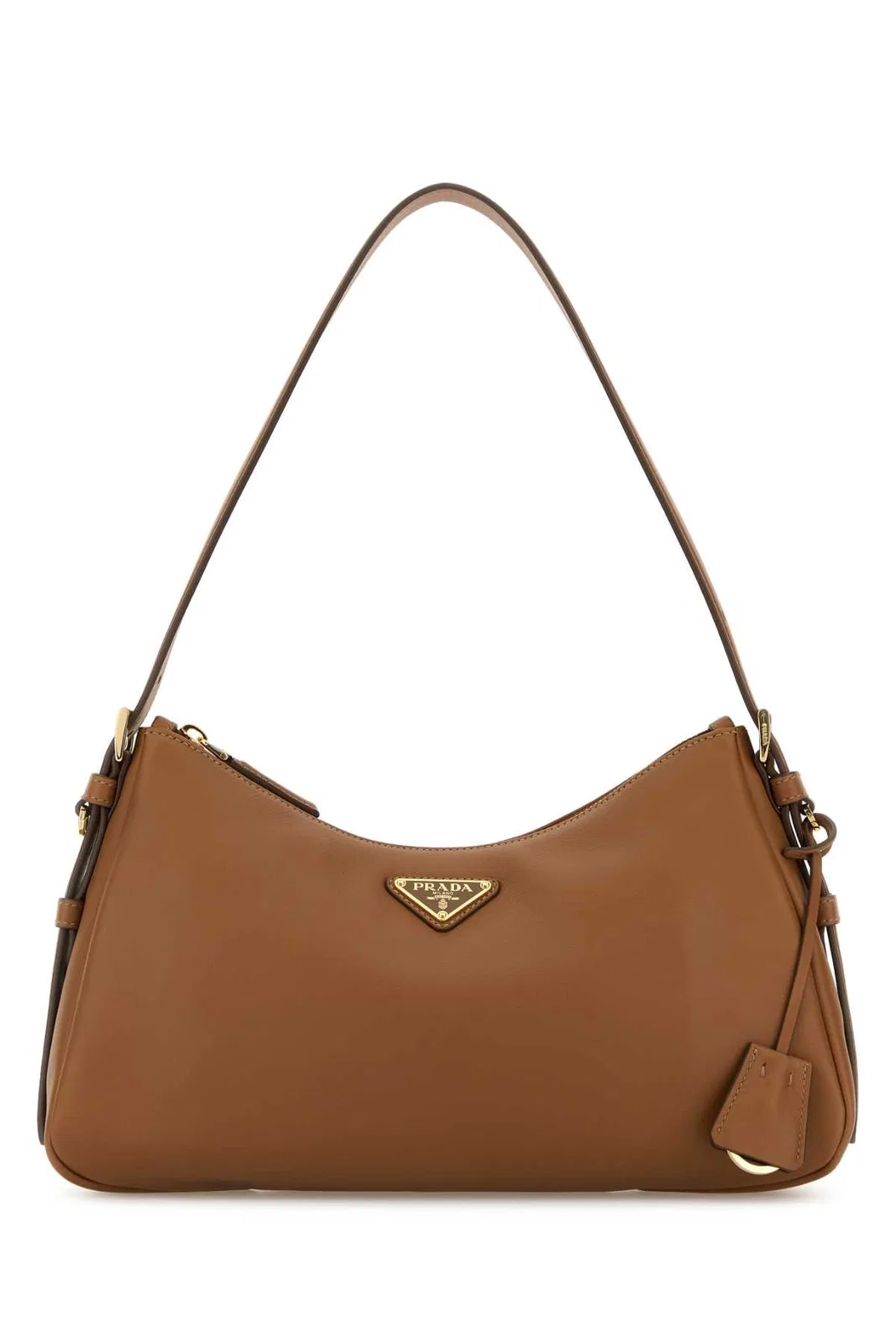 Prada Camel Leather Medium Aimã©E Shoulder Bag