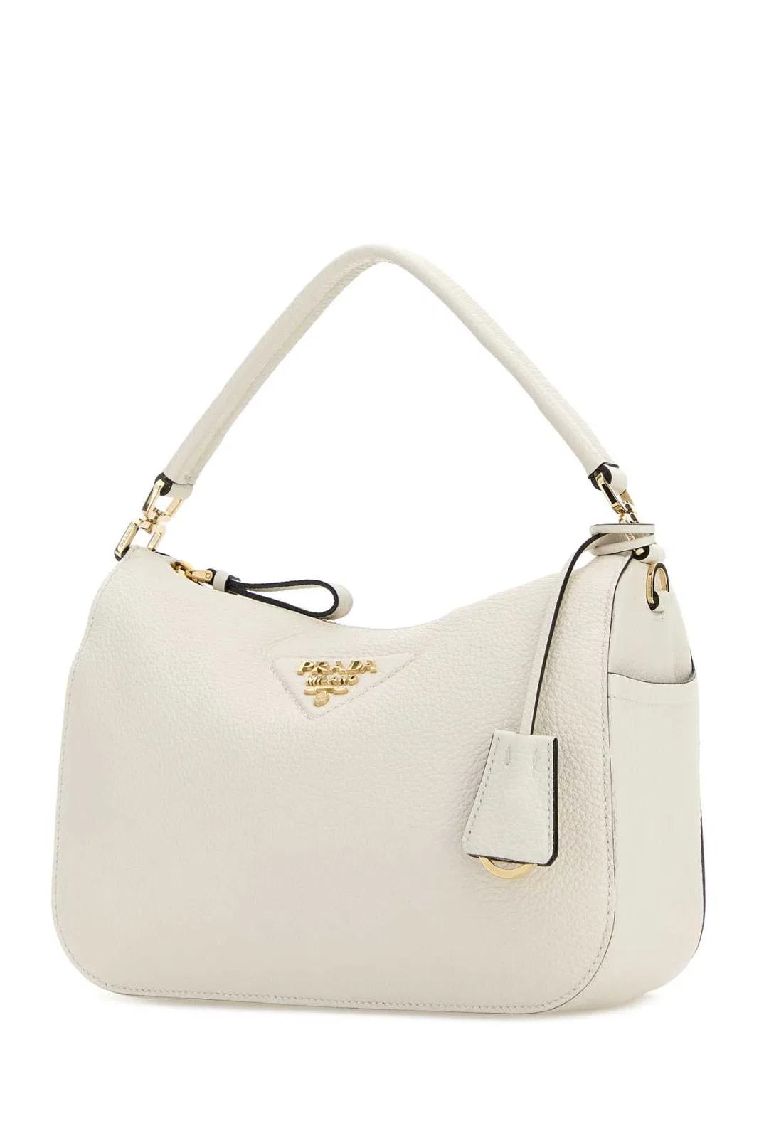 Prada Ivory Leather Small Handbag