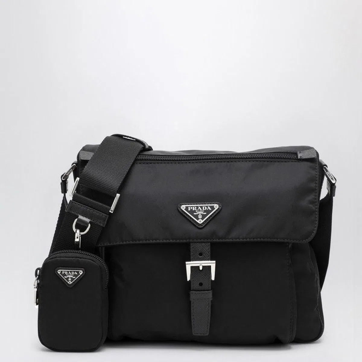 Prada Black Renylon Crossbody Bag