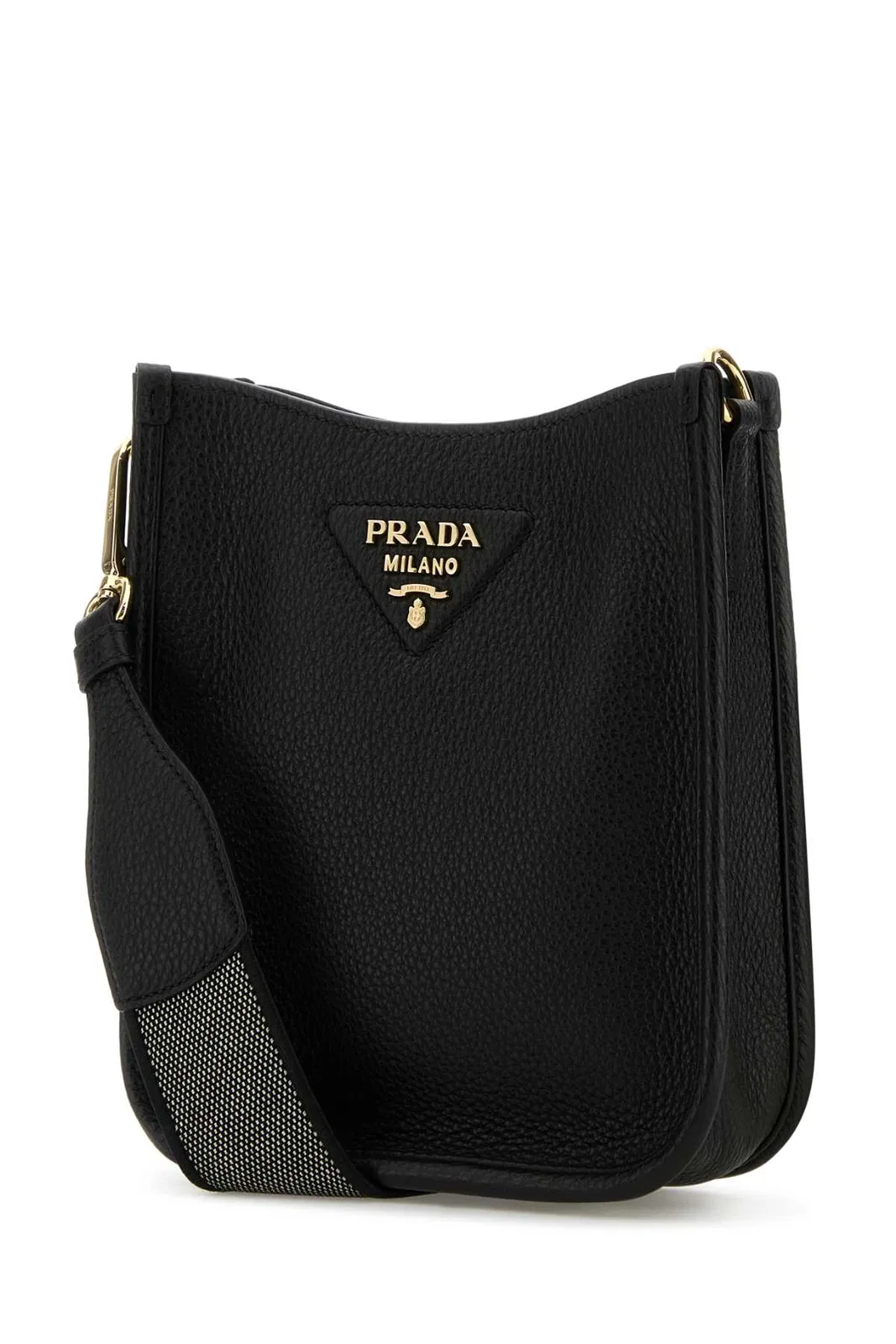 Prada Black Leather Crossbody Bag