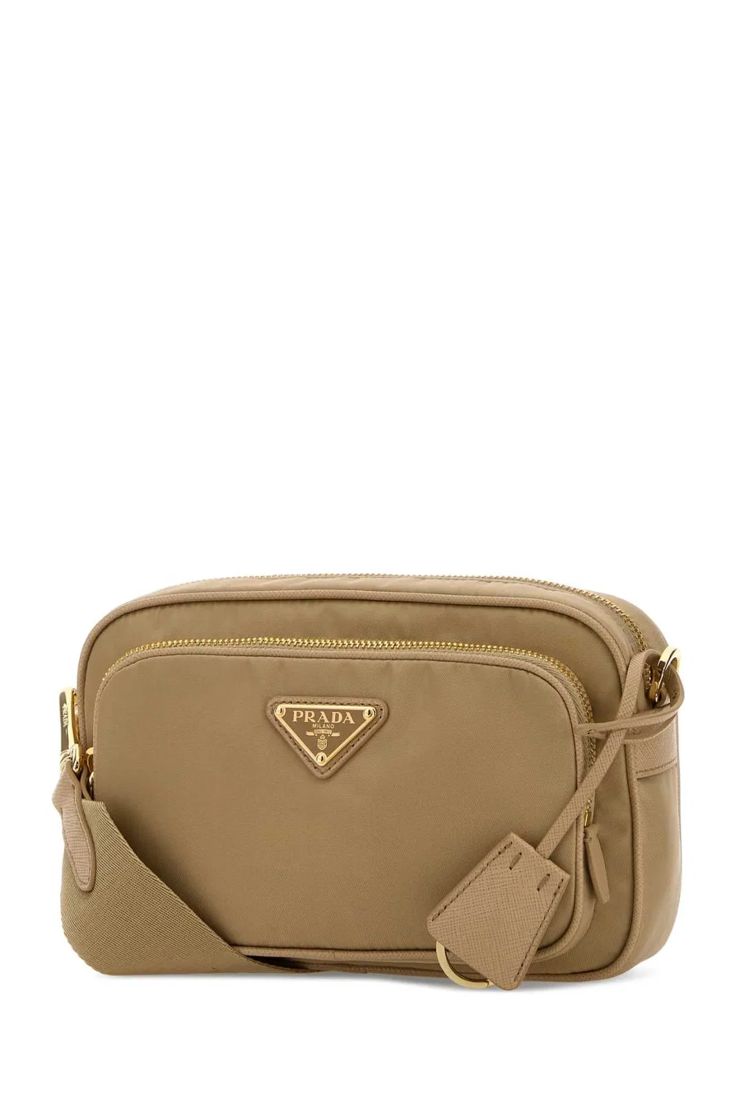 Prada Beige Re-Nylon Crossbody Bag