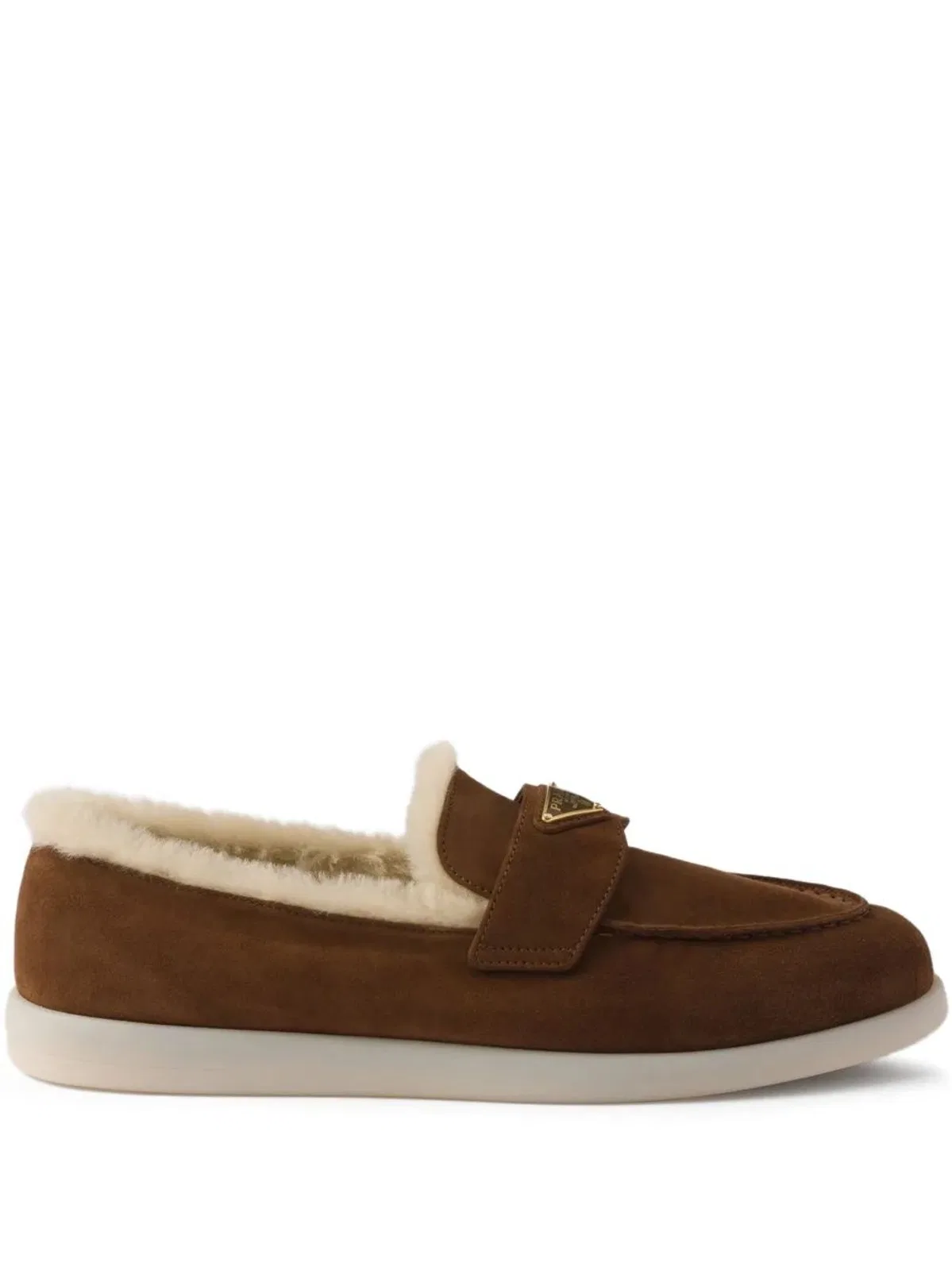 Prada Suede Loafer Shoes