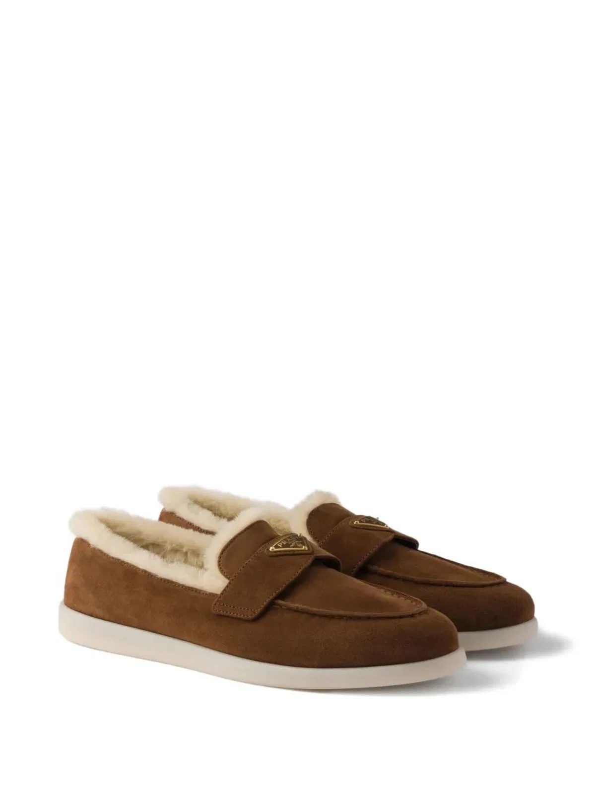 Prada Suede Loafer Shoes