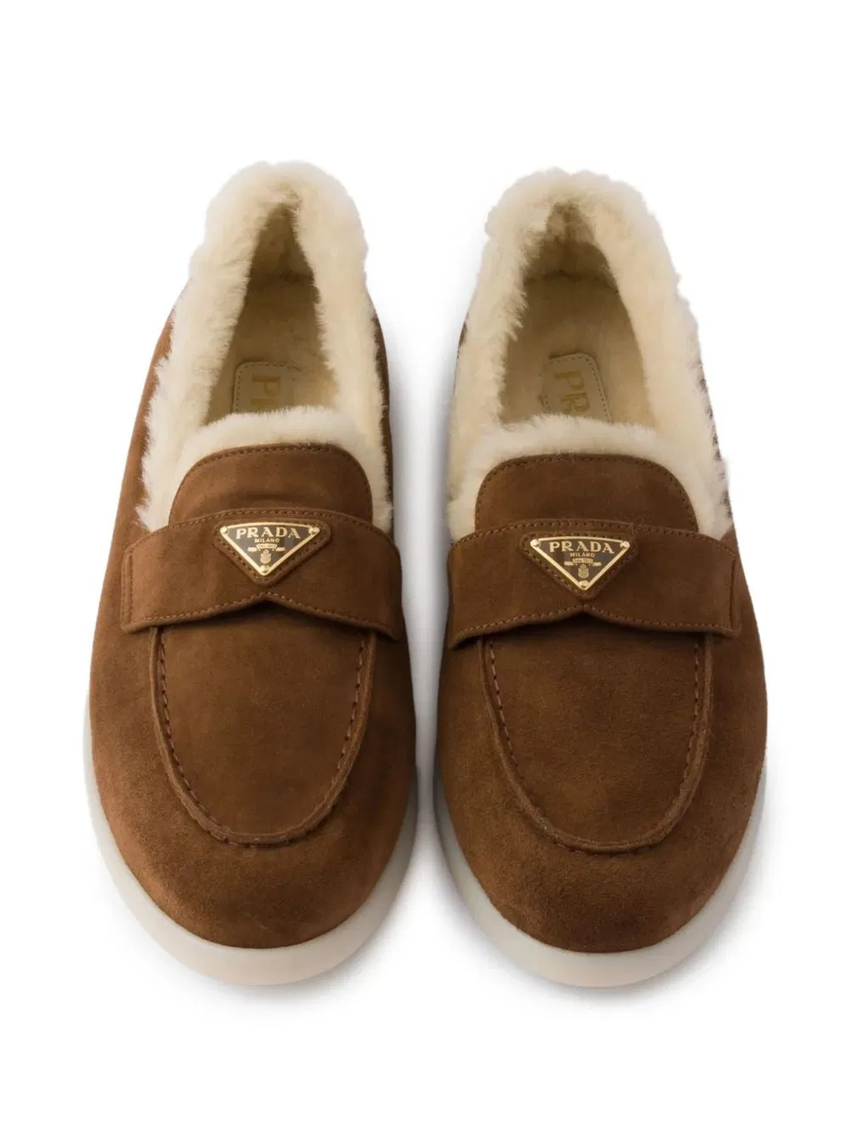 Prada Suede Loafer Shoes