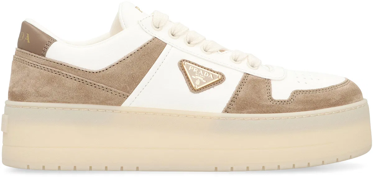 Prada Downtown Bold Nappa Leather And Suede Sn