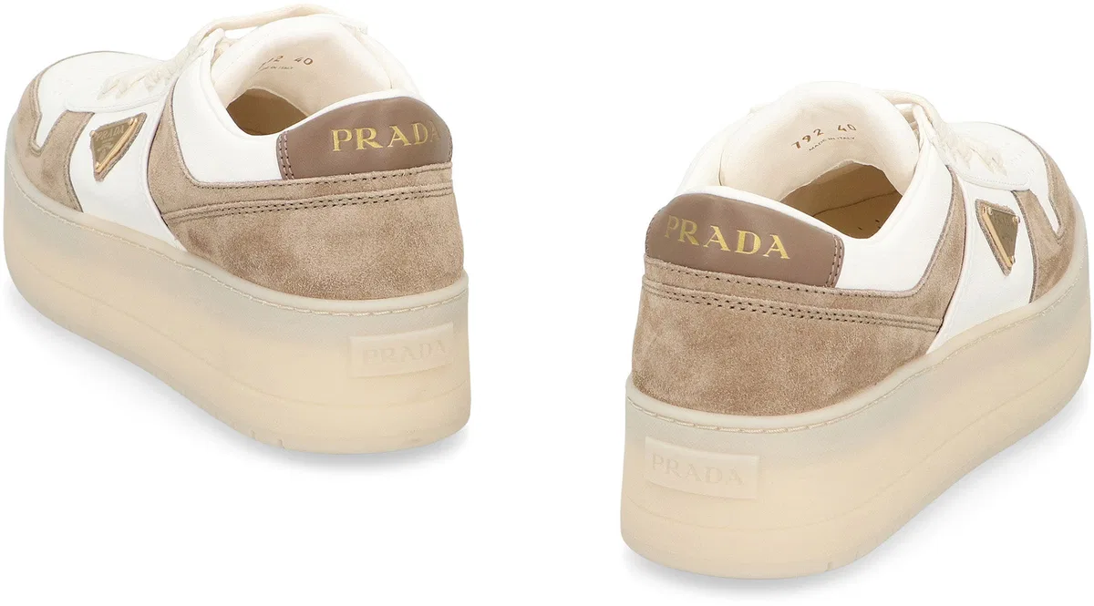 Prada Downtown Bold Nappa Leather And Suede Sn