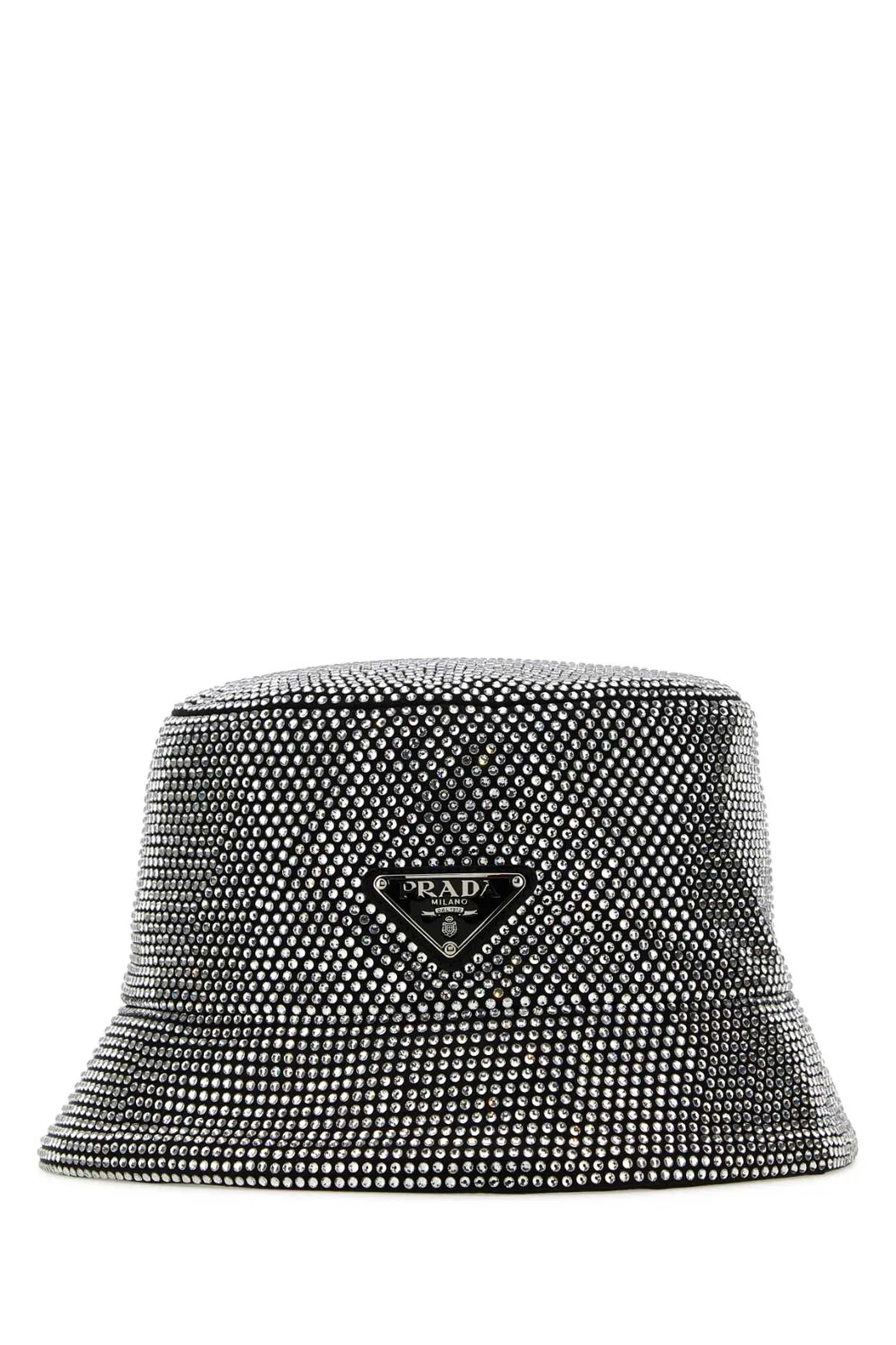 Prada Embellished Fabric Bucket Hat