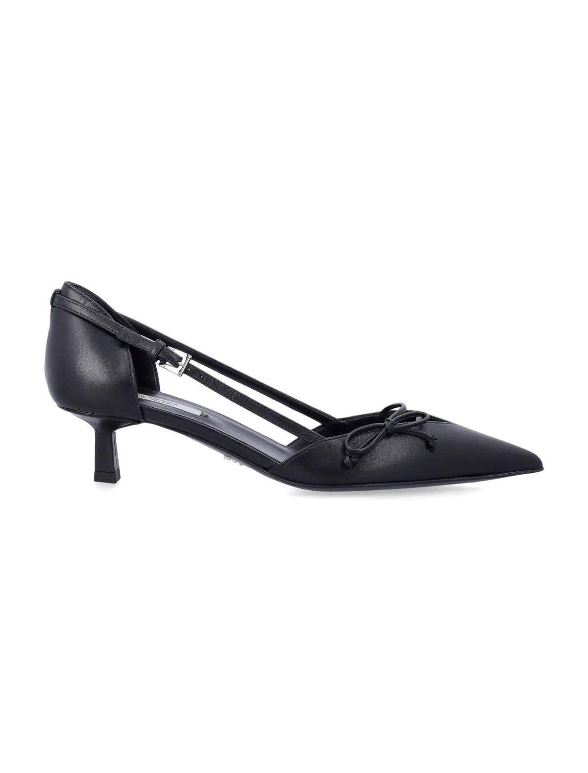 Prada Black Leather Pumps