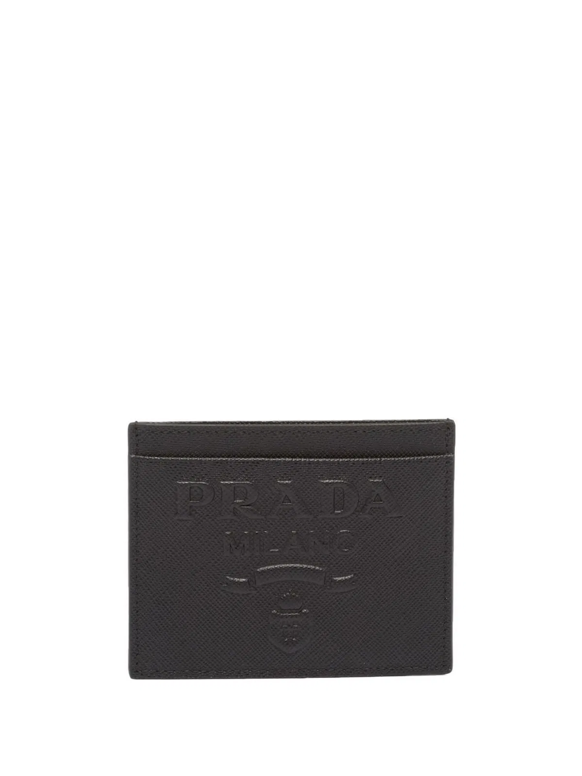 Prada Saffiano Credit Card Holder With Logo
