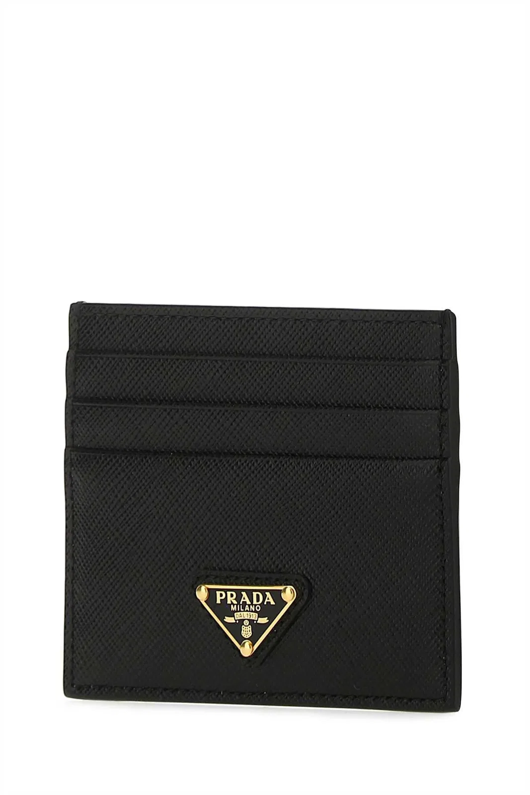 Prada Black Leather Card Holder