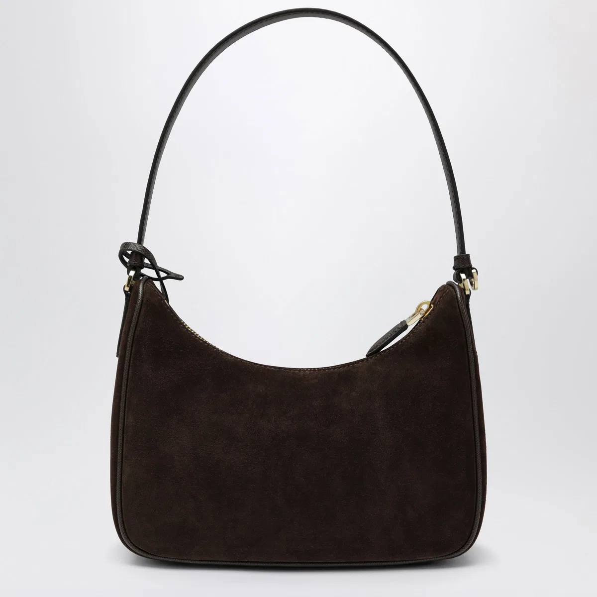 Prada Brown Suede Prada Re-Edition 2005 Should