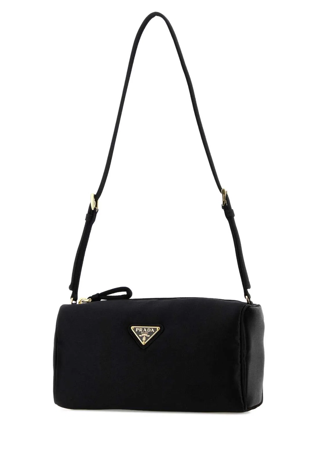 Prada Black Satin Mini Shoulder Bag