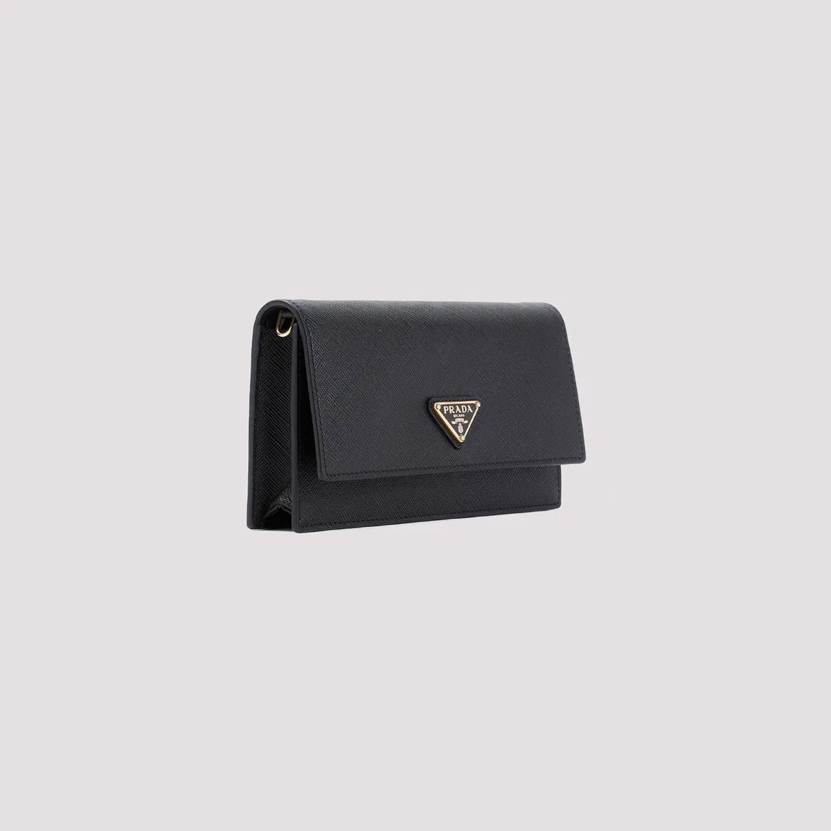 Prada Black Leather Clutch