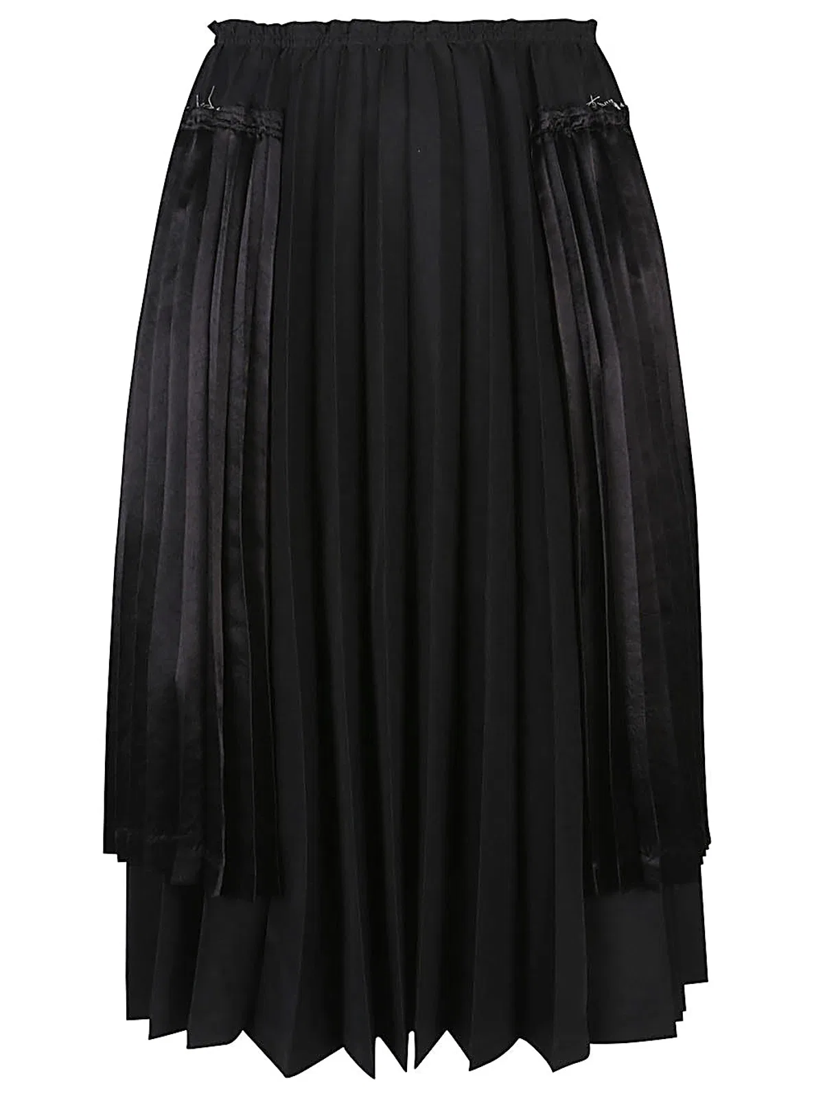 Comme Des Garçons Black Polyester Clothing Skirts