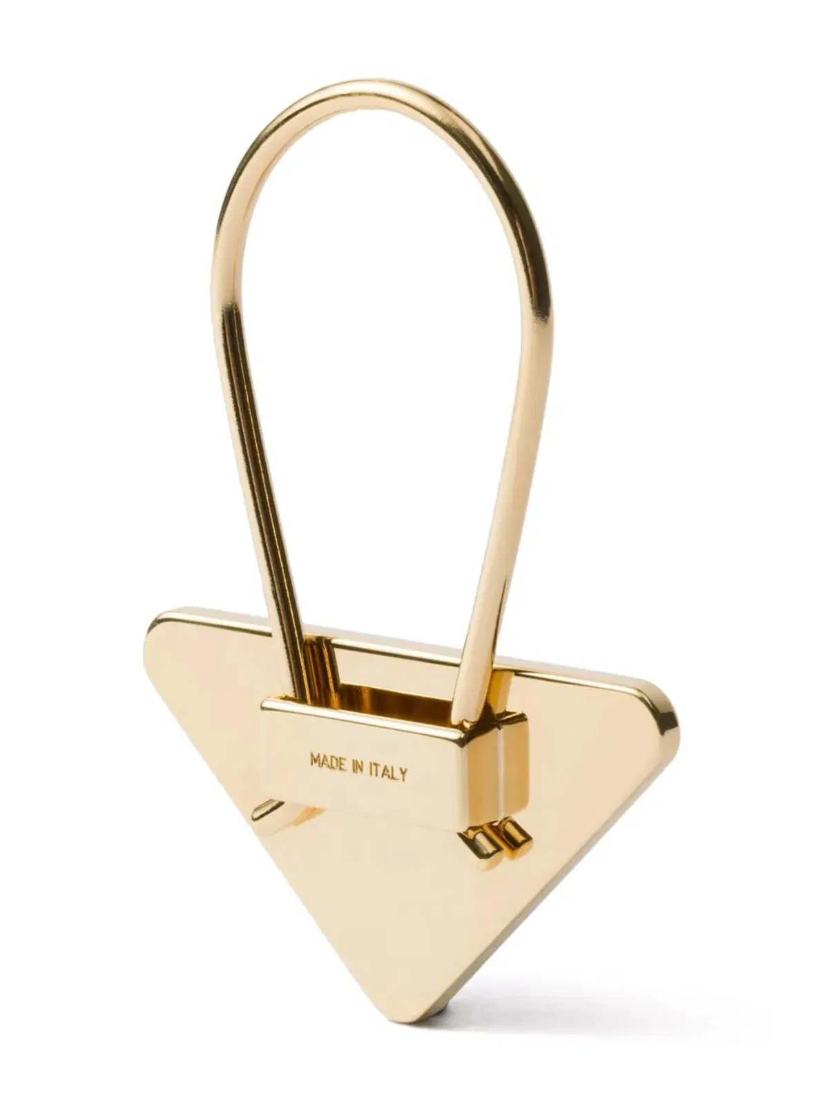 Prada Triangular Metal Charm