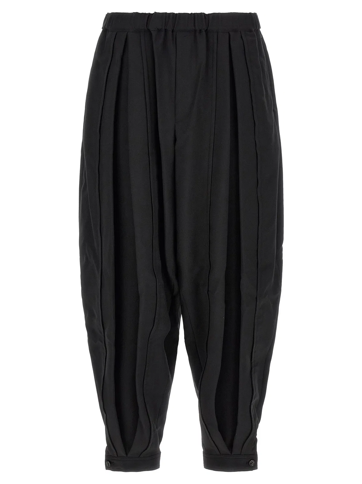 Comme des Garcons Black Barrel Leg Pants