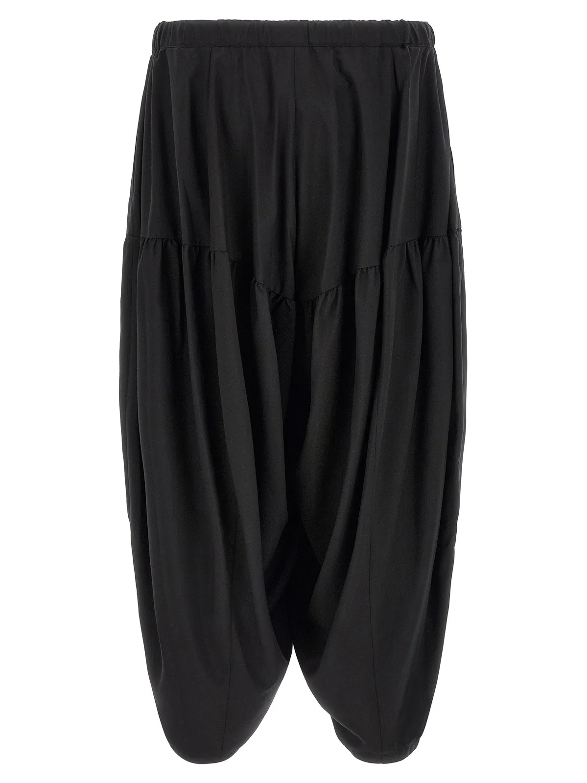 Comme des Garcons Black Barrel Leg Pants
