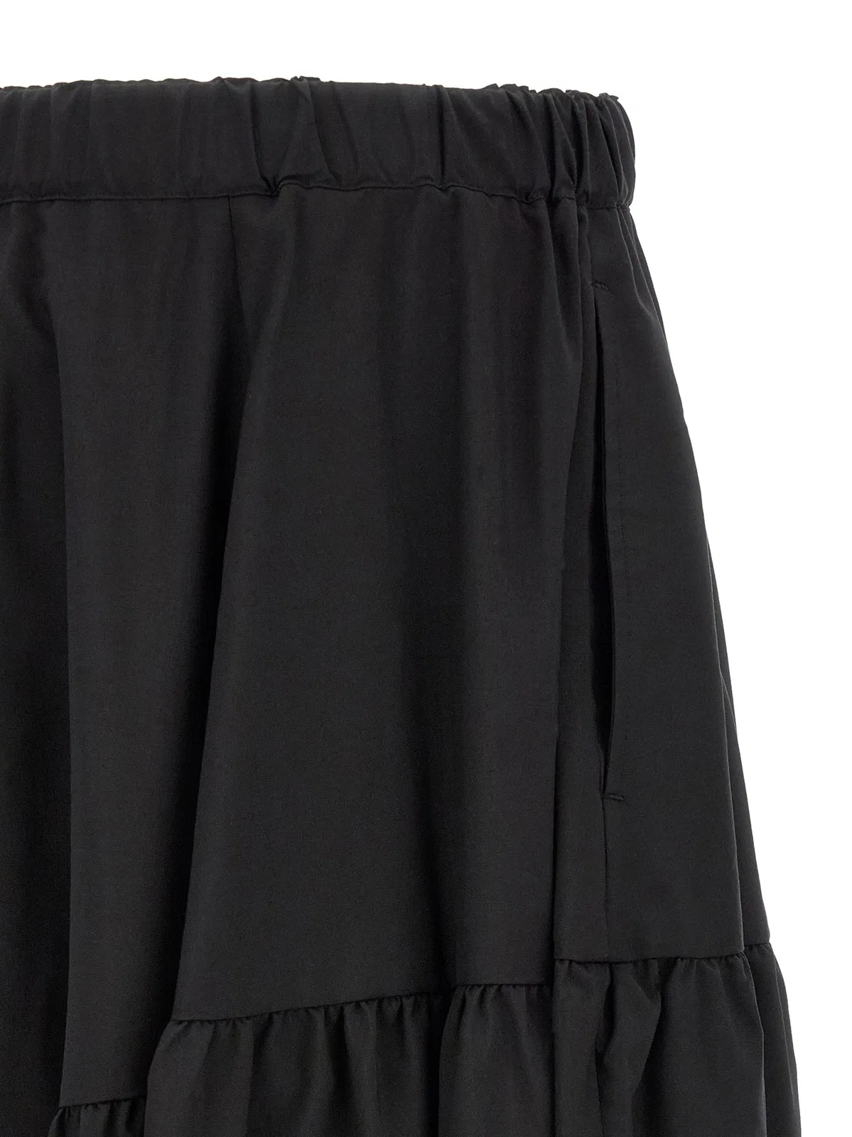 Comme des Garcons Black Barrel Leg Pants