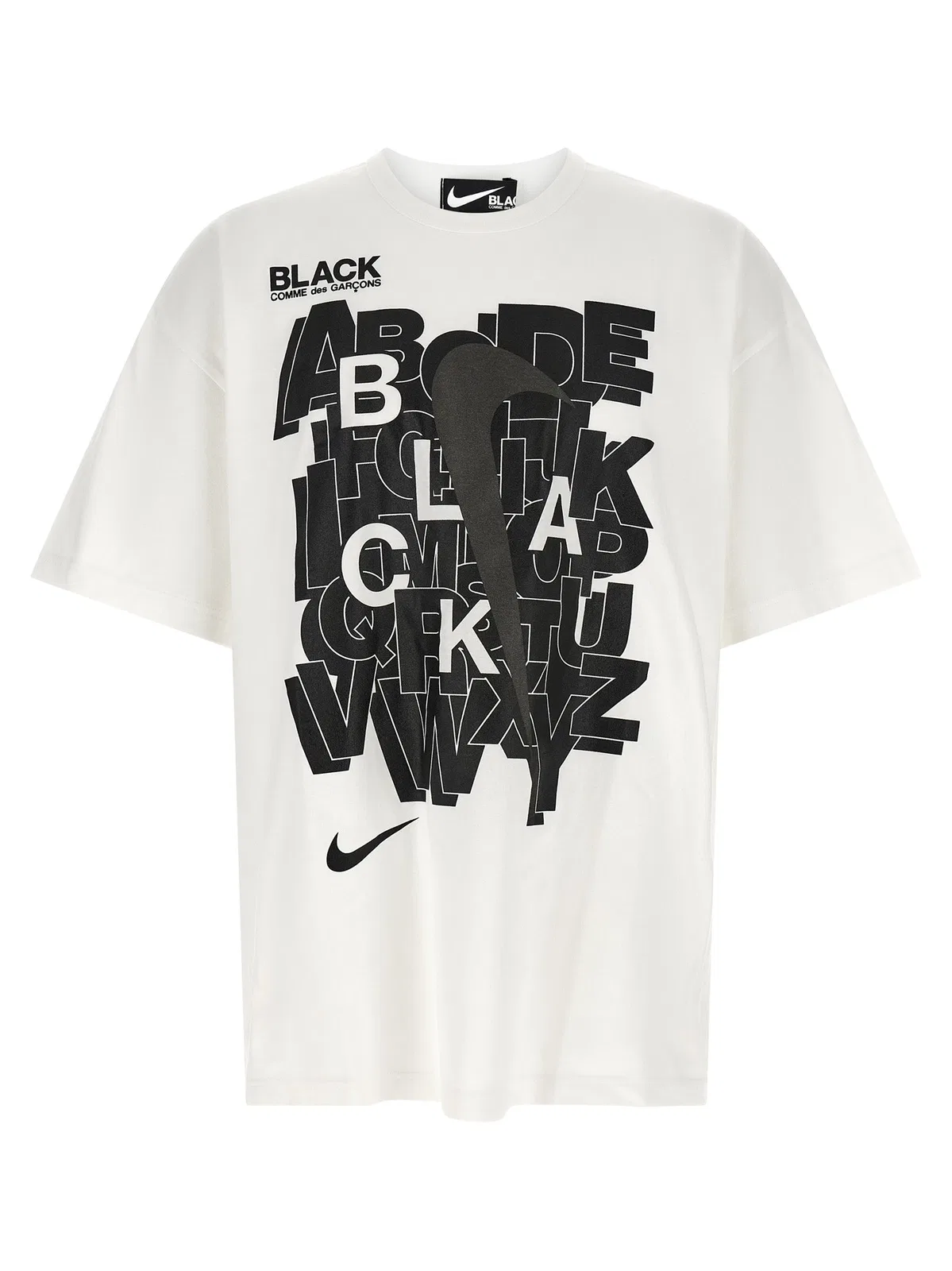 Comme des Garcons Black T-Shirt Comme Des Garçons X Nike