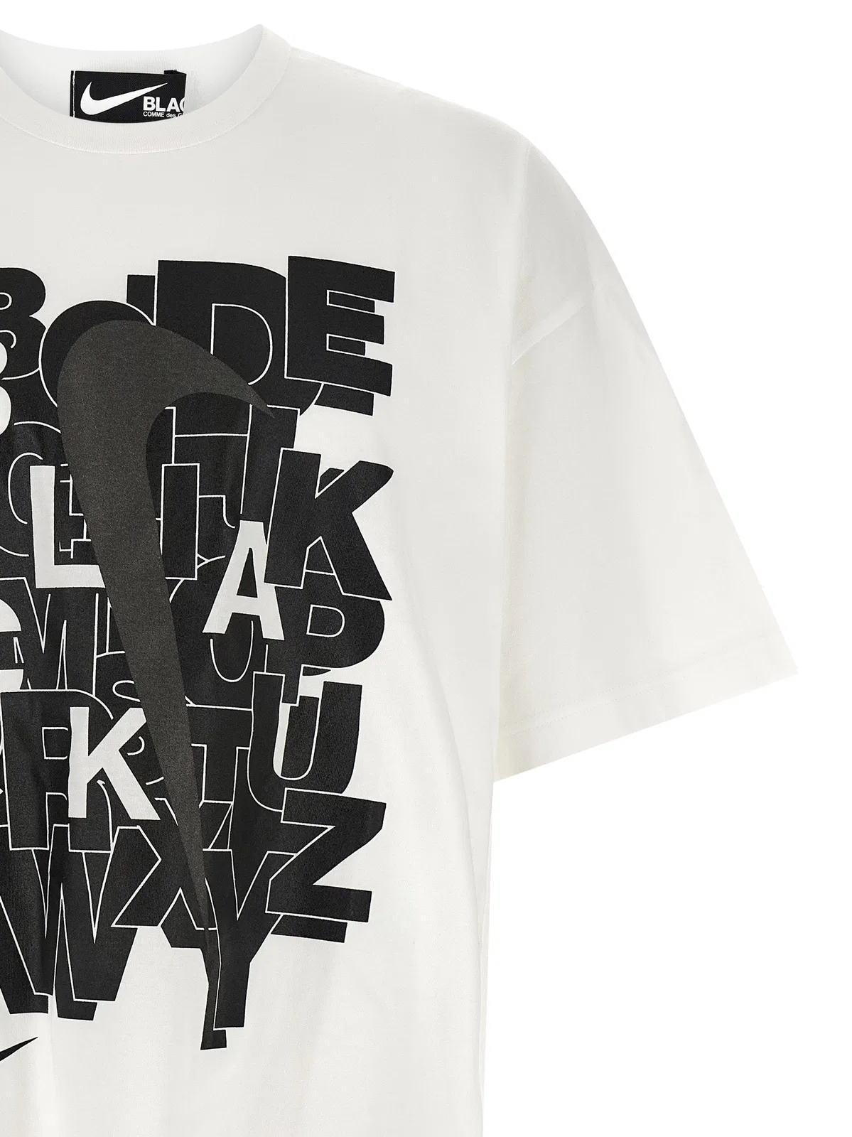 Comme des Garcons Black T-Shirt Comme Des Garçons X Nike