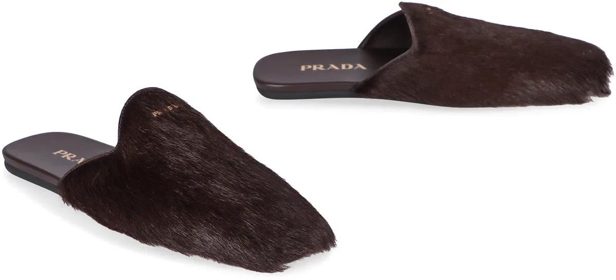 Prada Calf Hair Mules