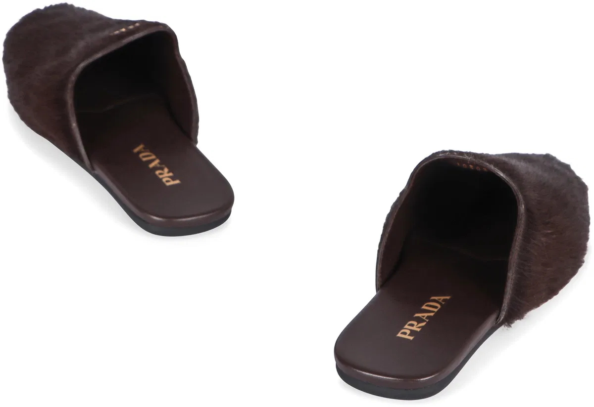 Prada Calf Hair Mules