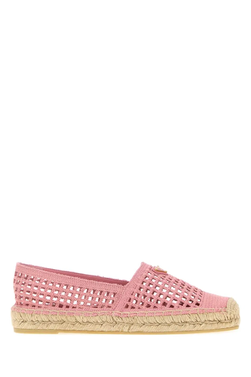 Prada Pink Crochet Espadrilles