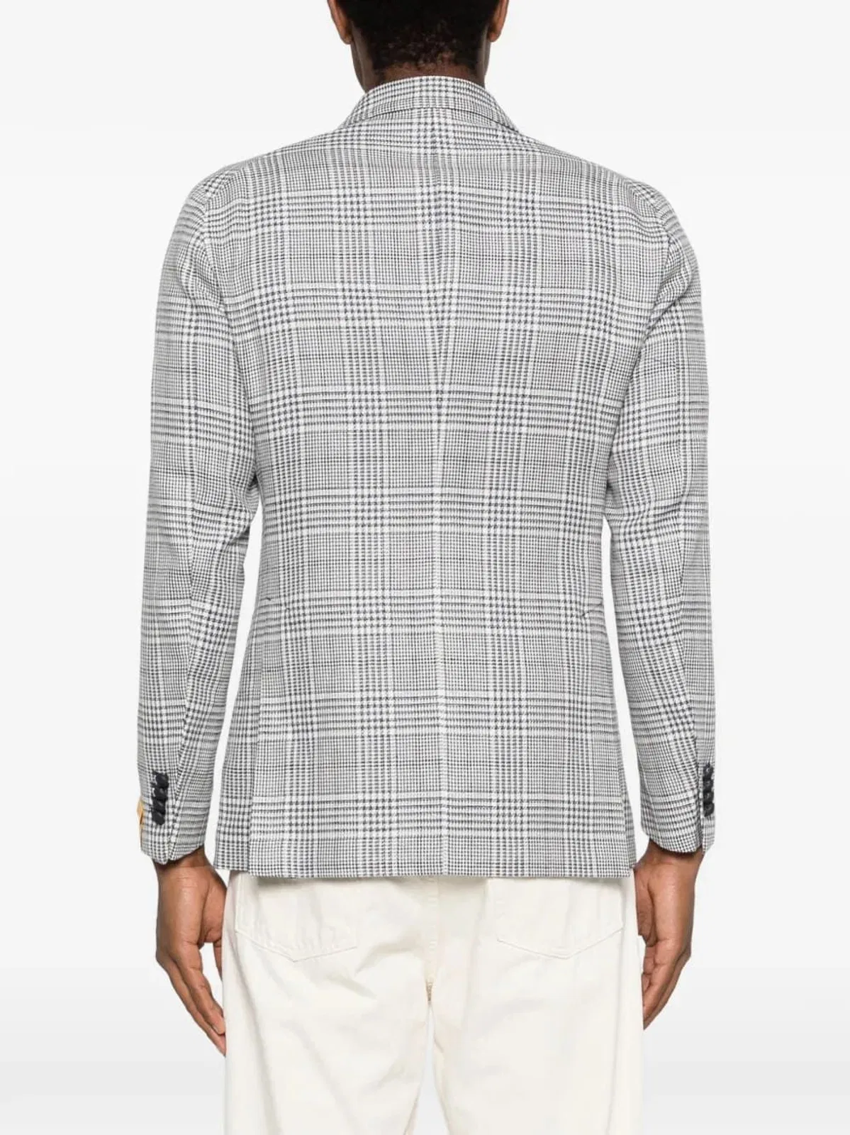 Tagliatore Double-Breasted Plaid Blazer