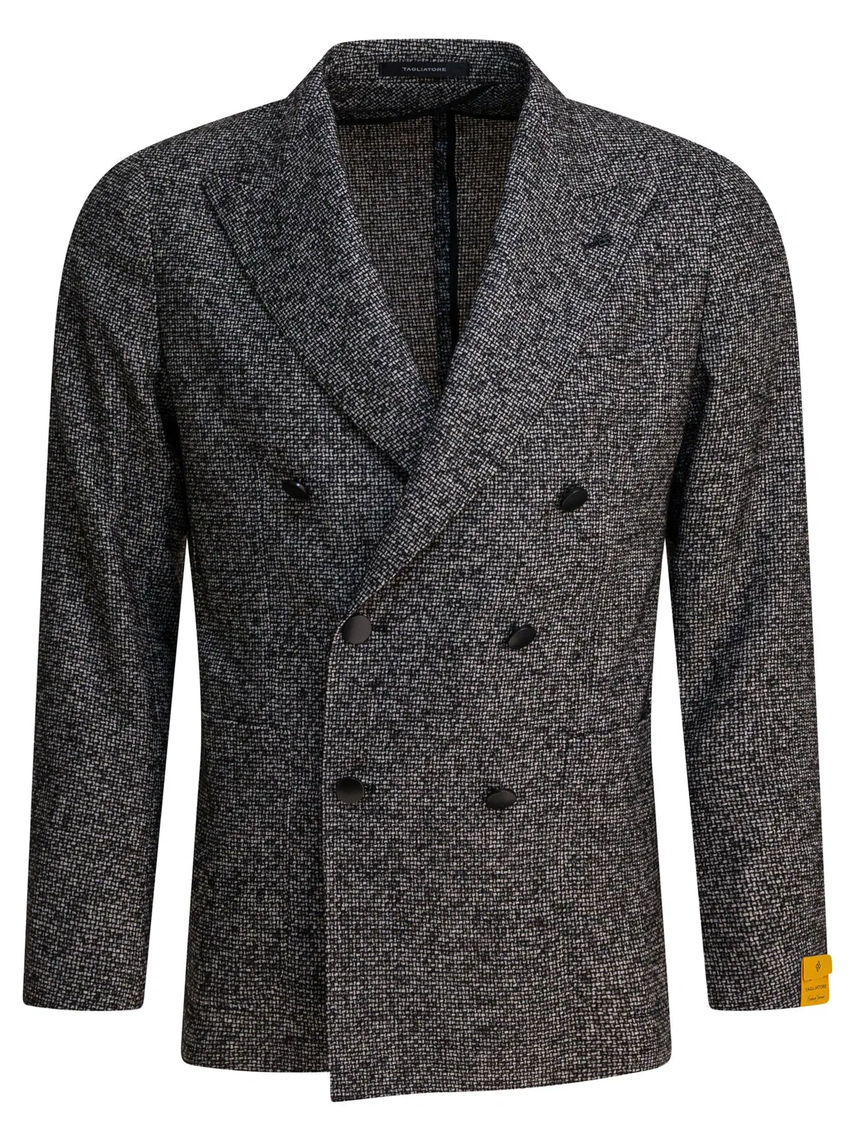 Tagliatore Black Wool Nylon Acrylic Jacket
