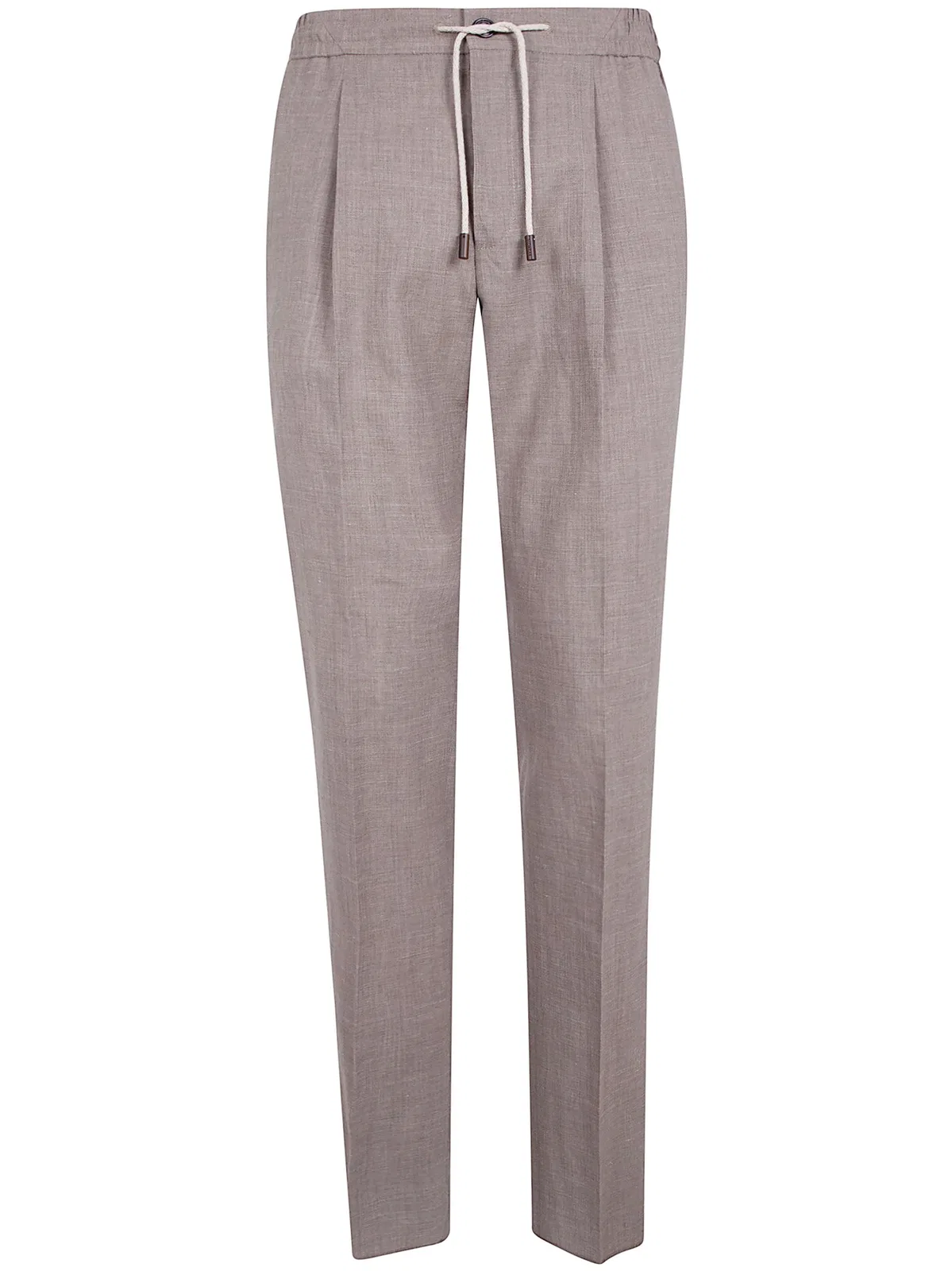 Incotex Elastic Coulisse Waist Chino Trousers