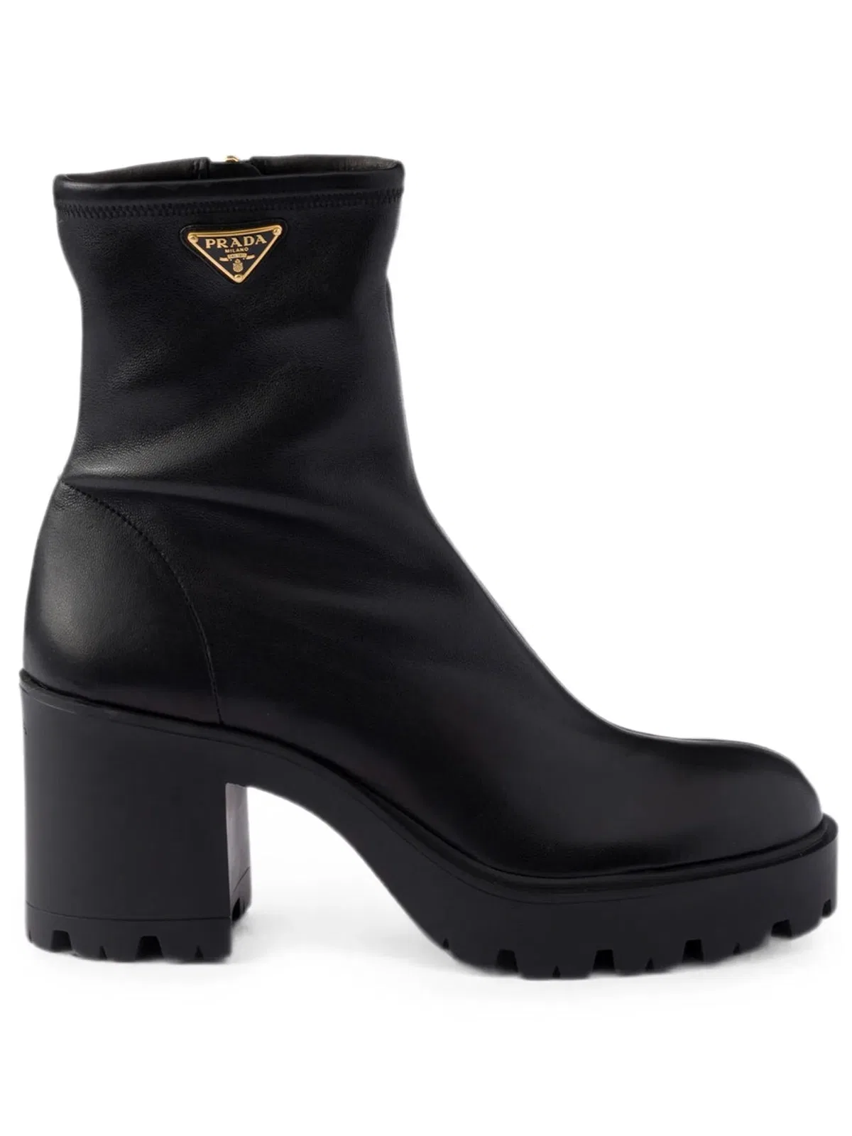 Prada Leather Ankle Boots
