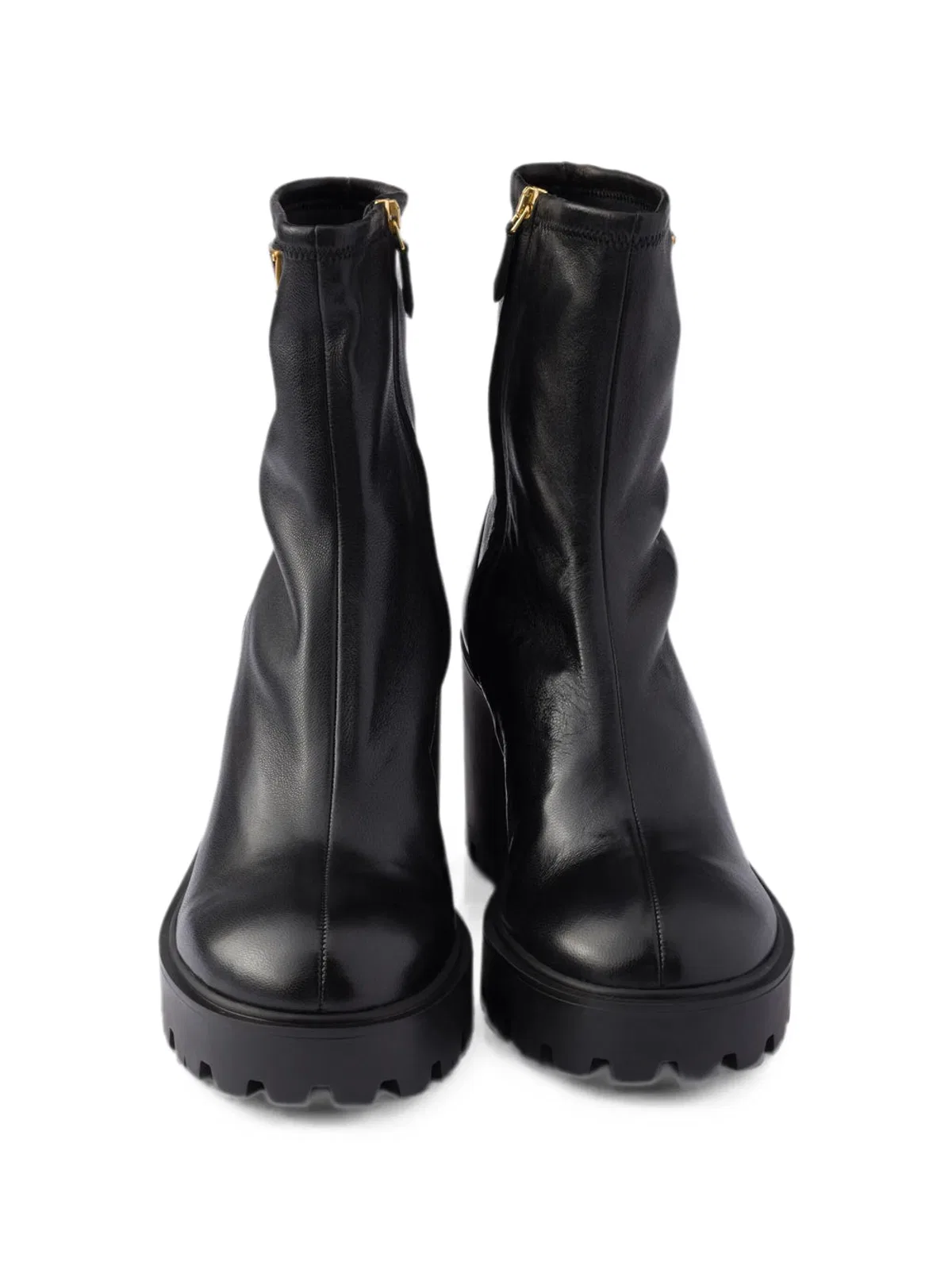 Prada Leather Ankle Boots