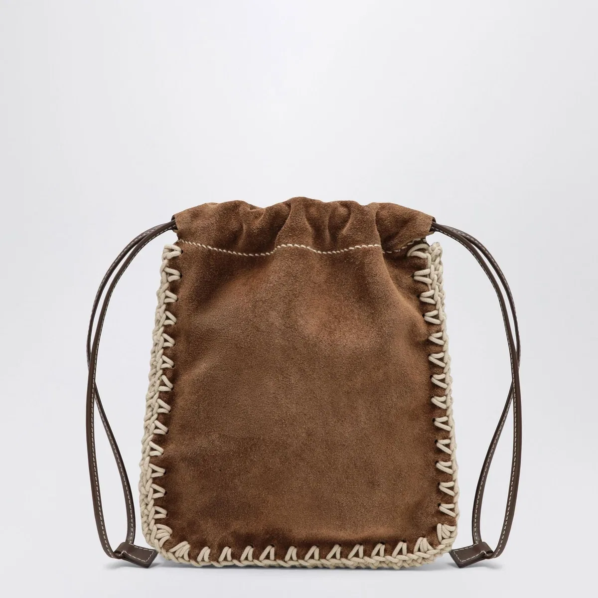 Prada Chocolate Suede Phone Holder