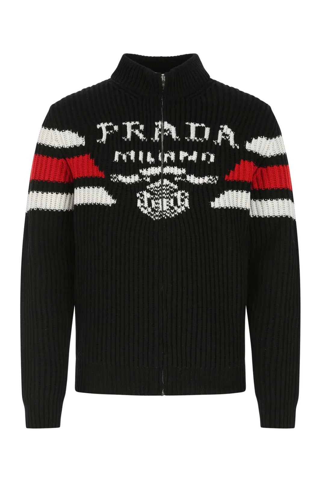 Prada Cardigan Con Zip